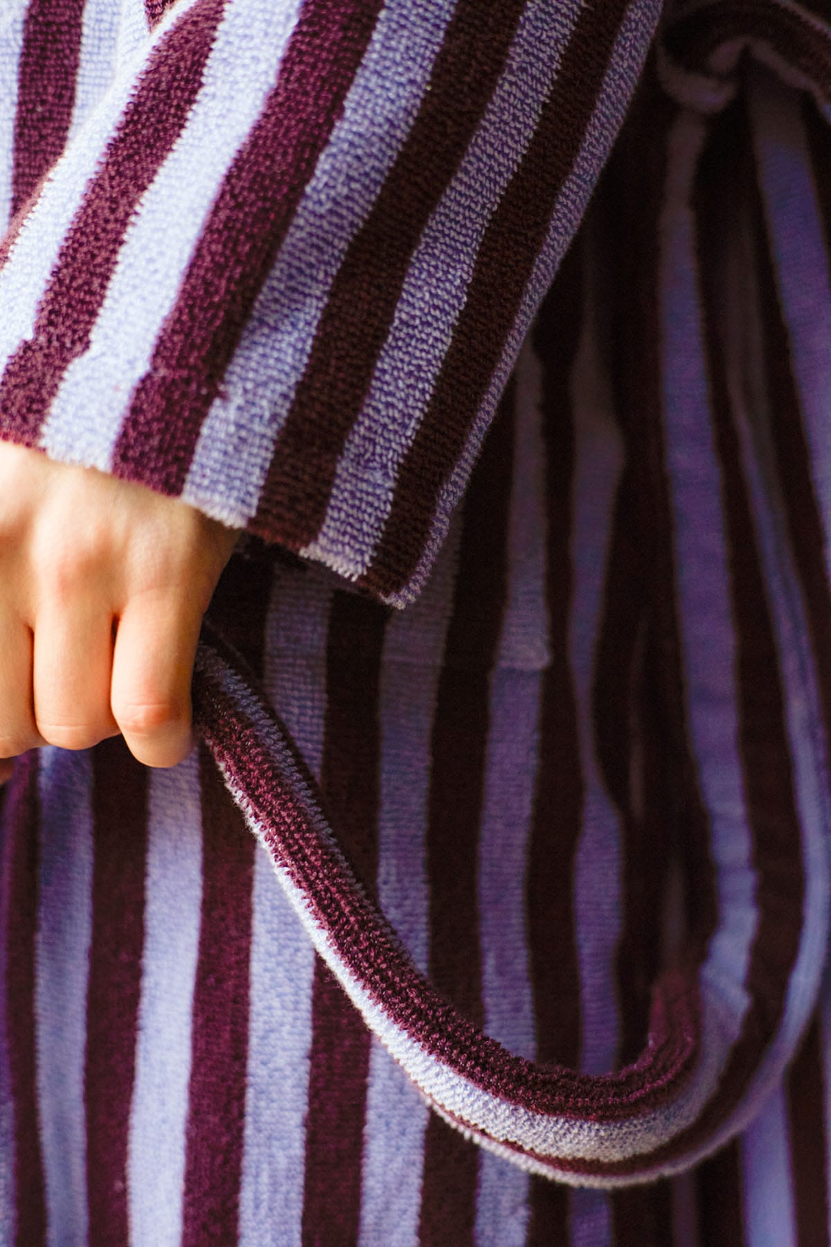 Bademantel NARAM wine & lavender blue Bademantel Bongusta