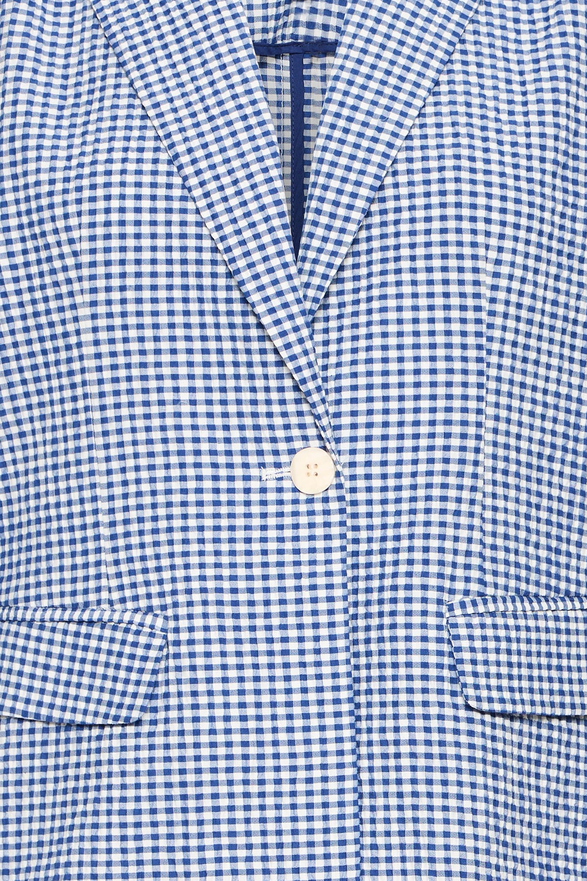 Blazer IHJILMA BL SODALITE BLUE/WHITE CHECK Blazer ICHI
