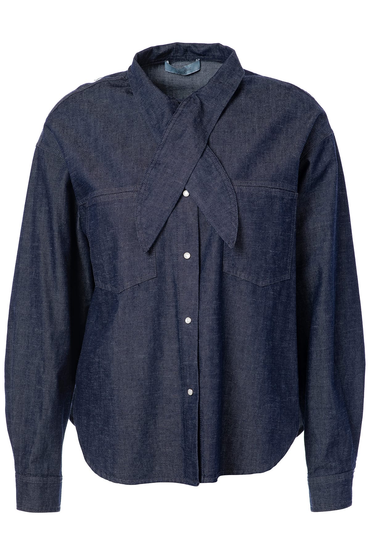 Bluse Plum Dark denim Bluse JC Sophie