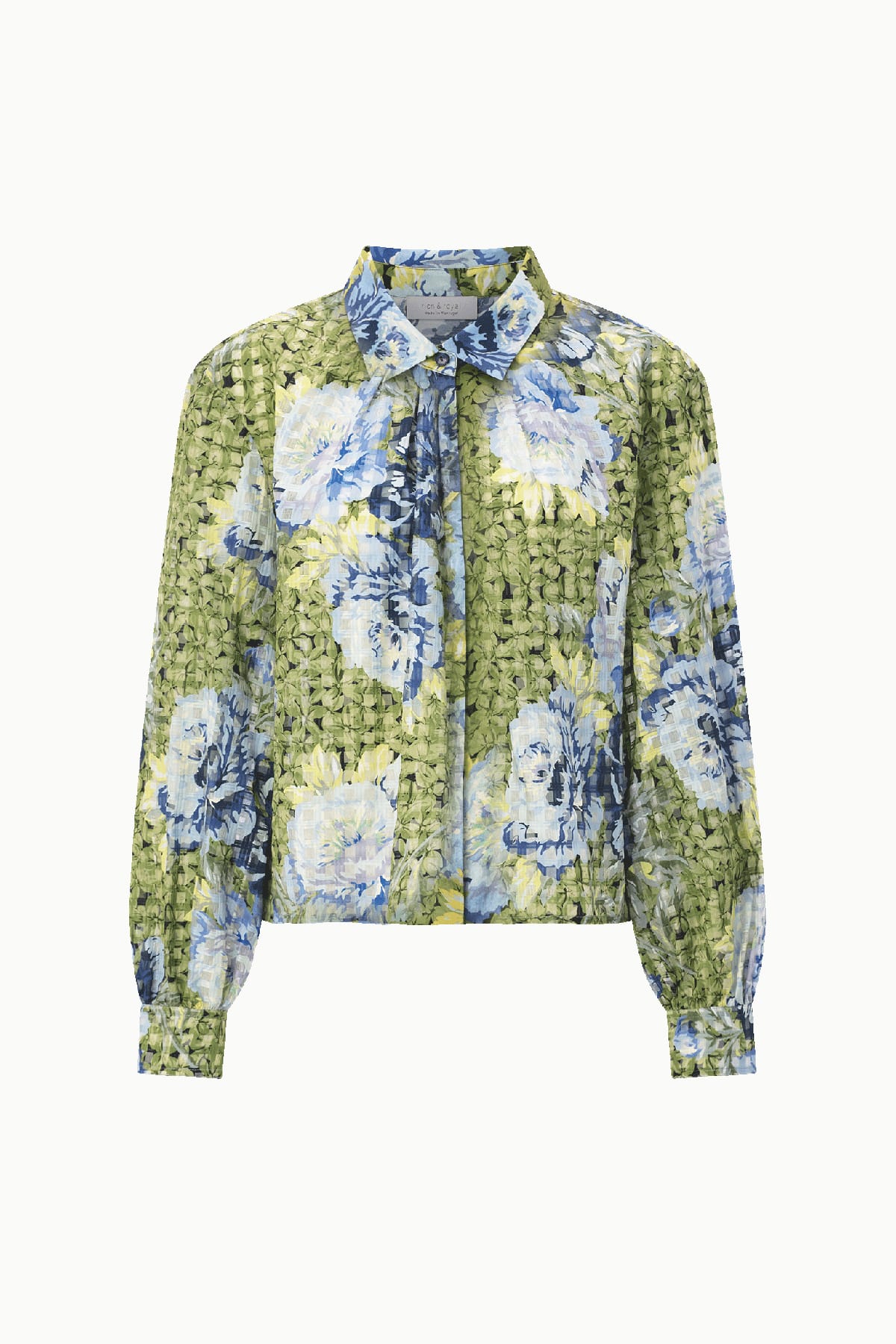 Bluse Printed Blouse urban lime Bluse Rich&Royal