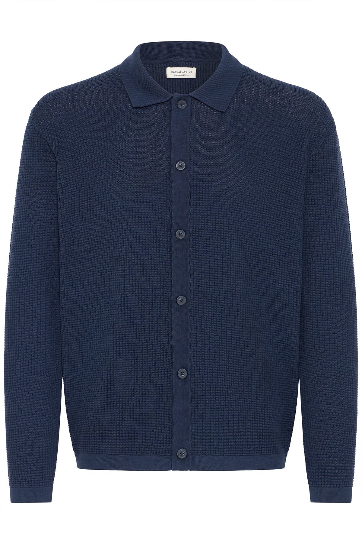 Cardigan CFSTENBERG LS CARDIGAN Navy Blazer Cardigan Casual Friday