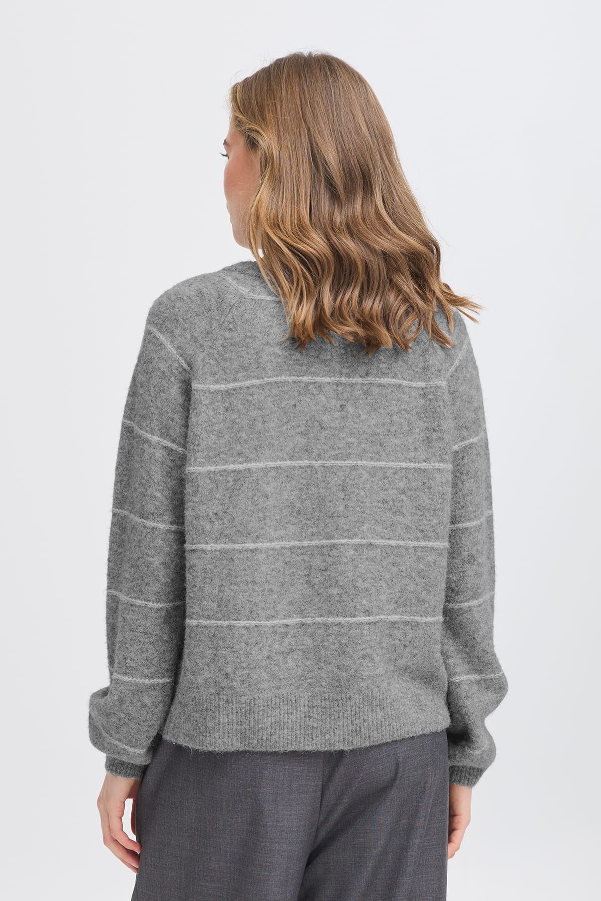 Cardigan FRKENDRA CAR 1 Asphalt melange mix Cardigan Fransa