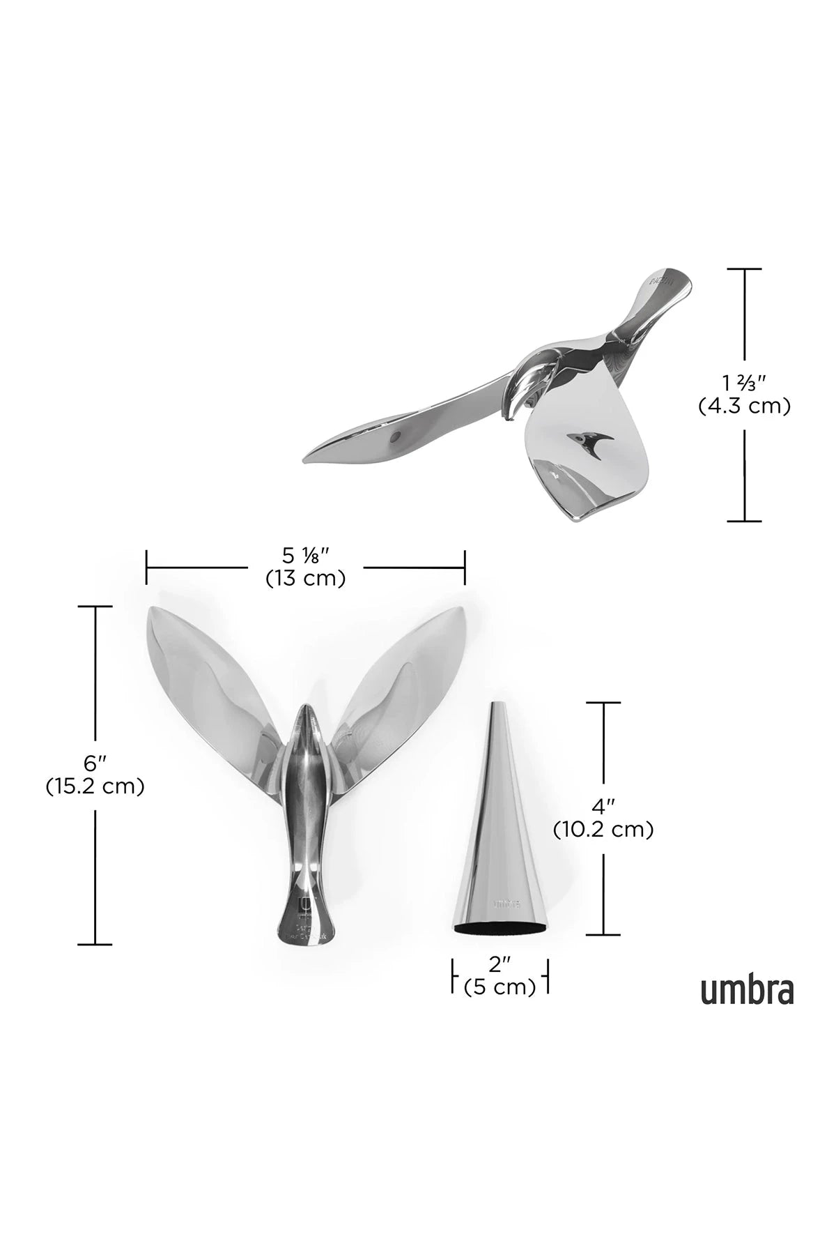 Flaschenöffner TIPSY BOTTLE OPENER 1/5 CHROME Flaschenöffner Umbra