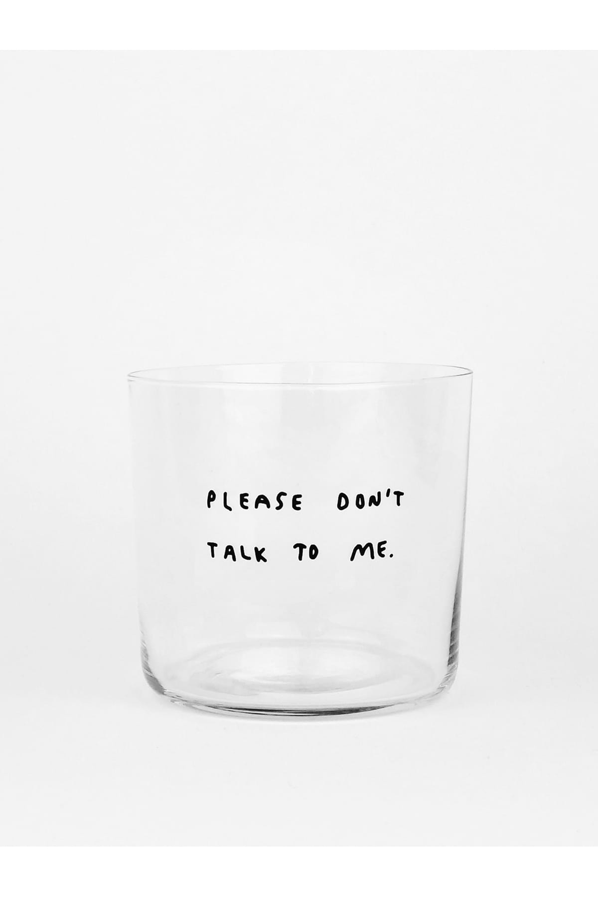 Glas Please don't talk to me Glas YAHYA STUDIO