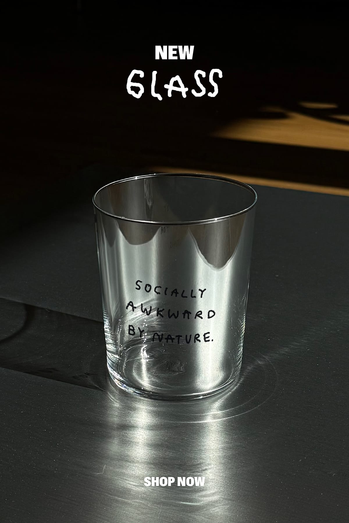 Glas Socially Awkward (Large) Glas YAHYA STUDIO