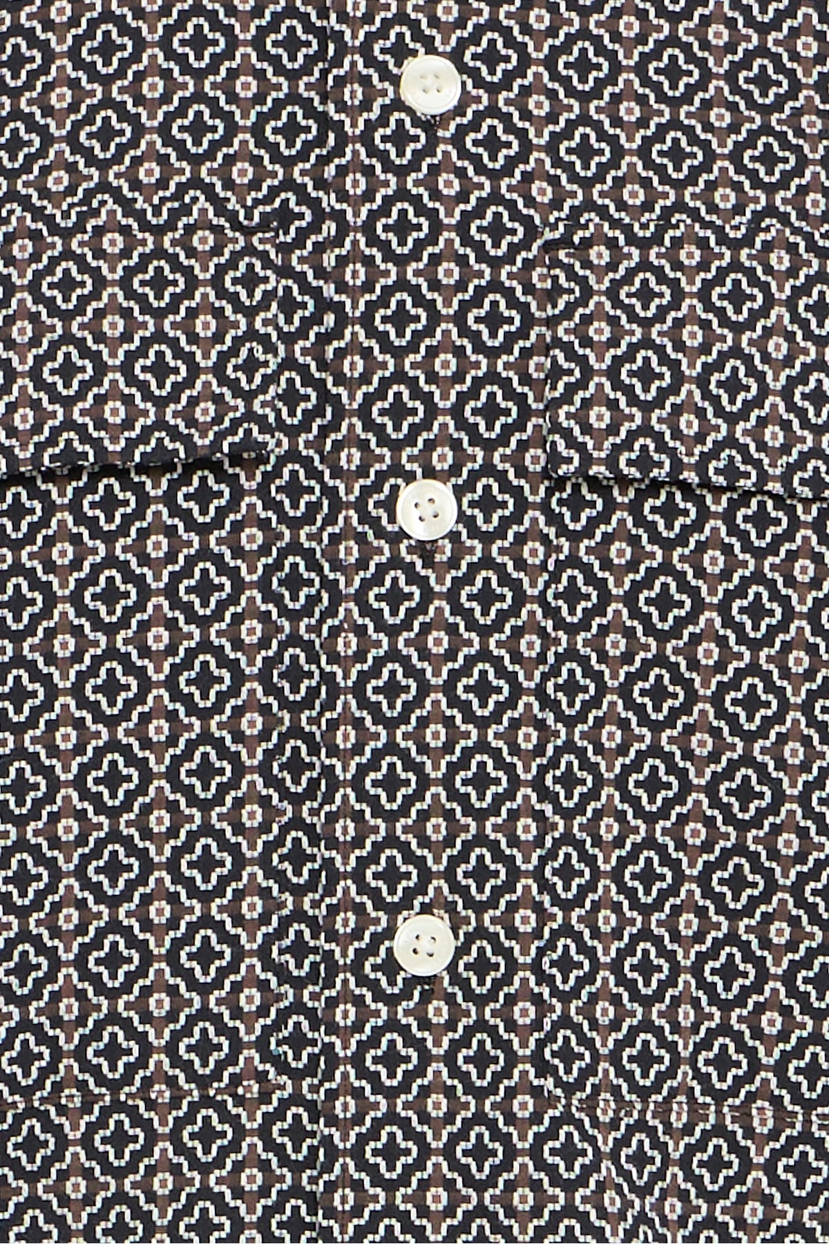Hemd CFBORGH JAQUARD SHIRT Black Beauty Hemd Casual Friday