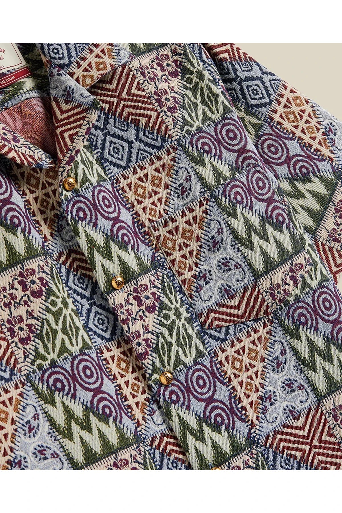 Hemd Patch Tapestry Shirt Multicolor Hemd Portuguese Flannel