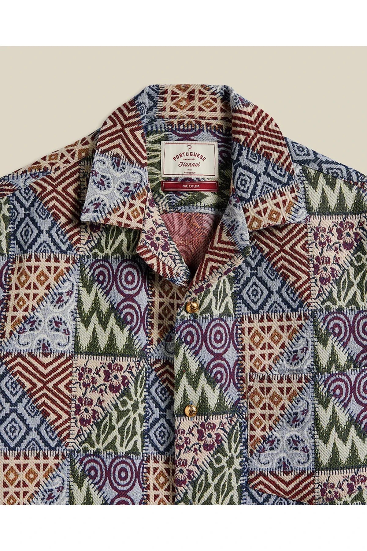 Hemd Patch Tapestry Shirt Multicolor Hemd Portuguese Flannel