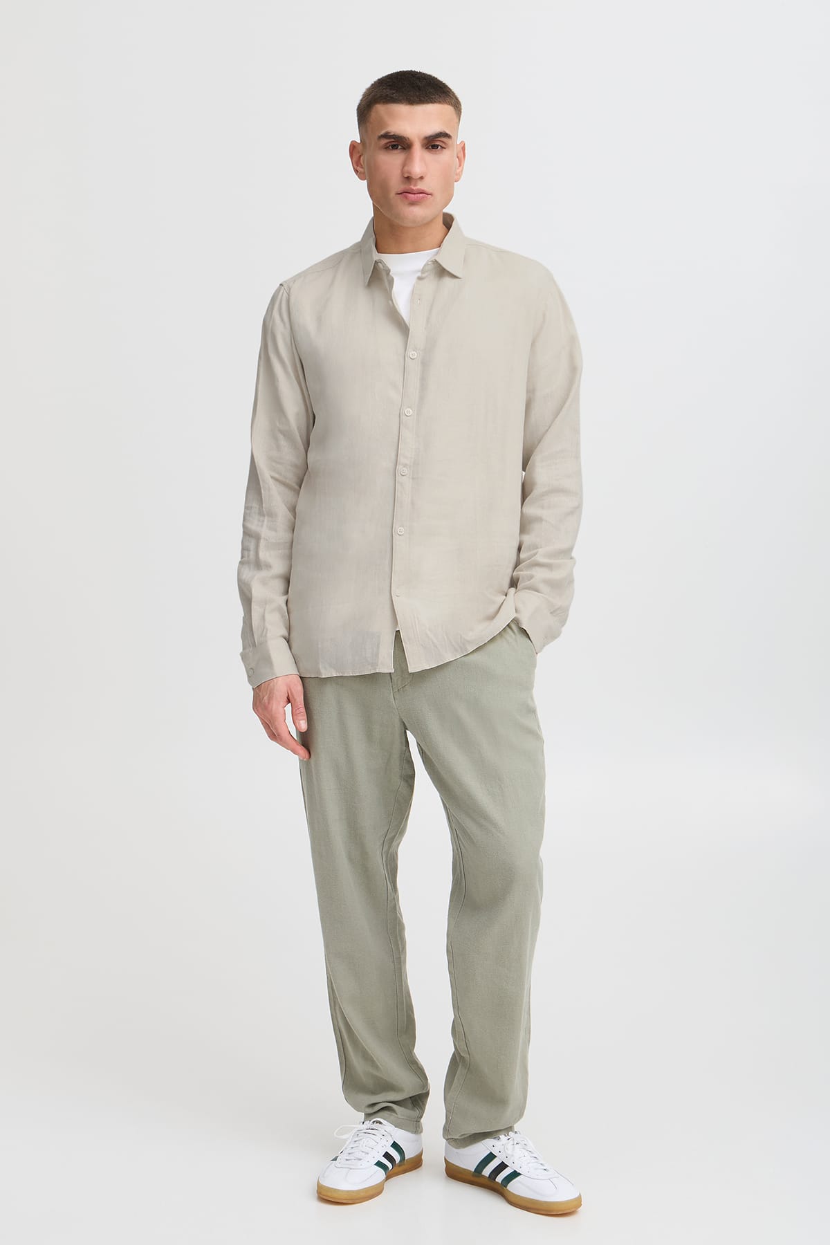 Hemd SDENEA ALLAN LS Laurel Oak Hemd Solid
