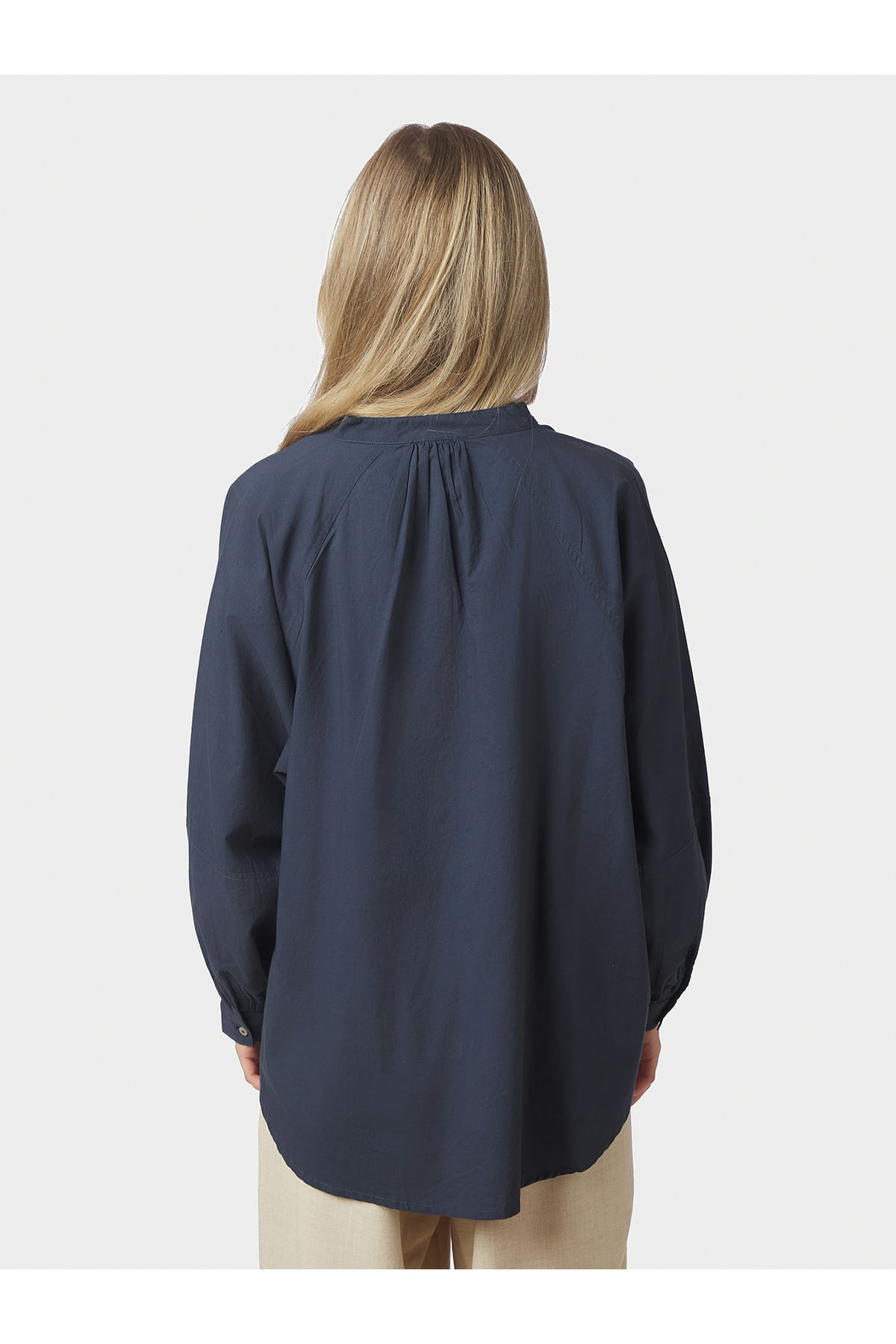 Hemd Solane C Poplin Navy Hemd Neo Noir