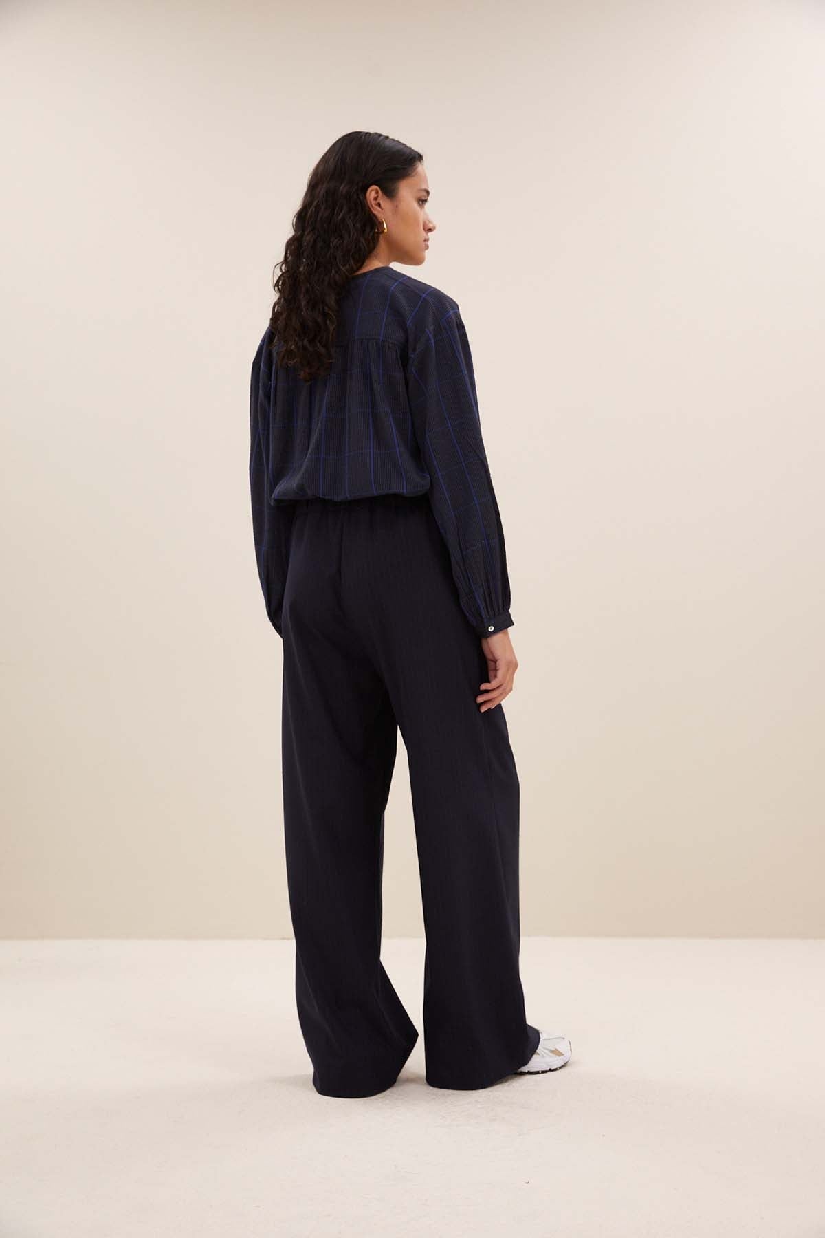 Hose benji kingsblue stripe dark navy Hose By Bar