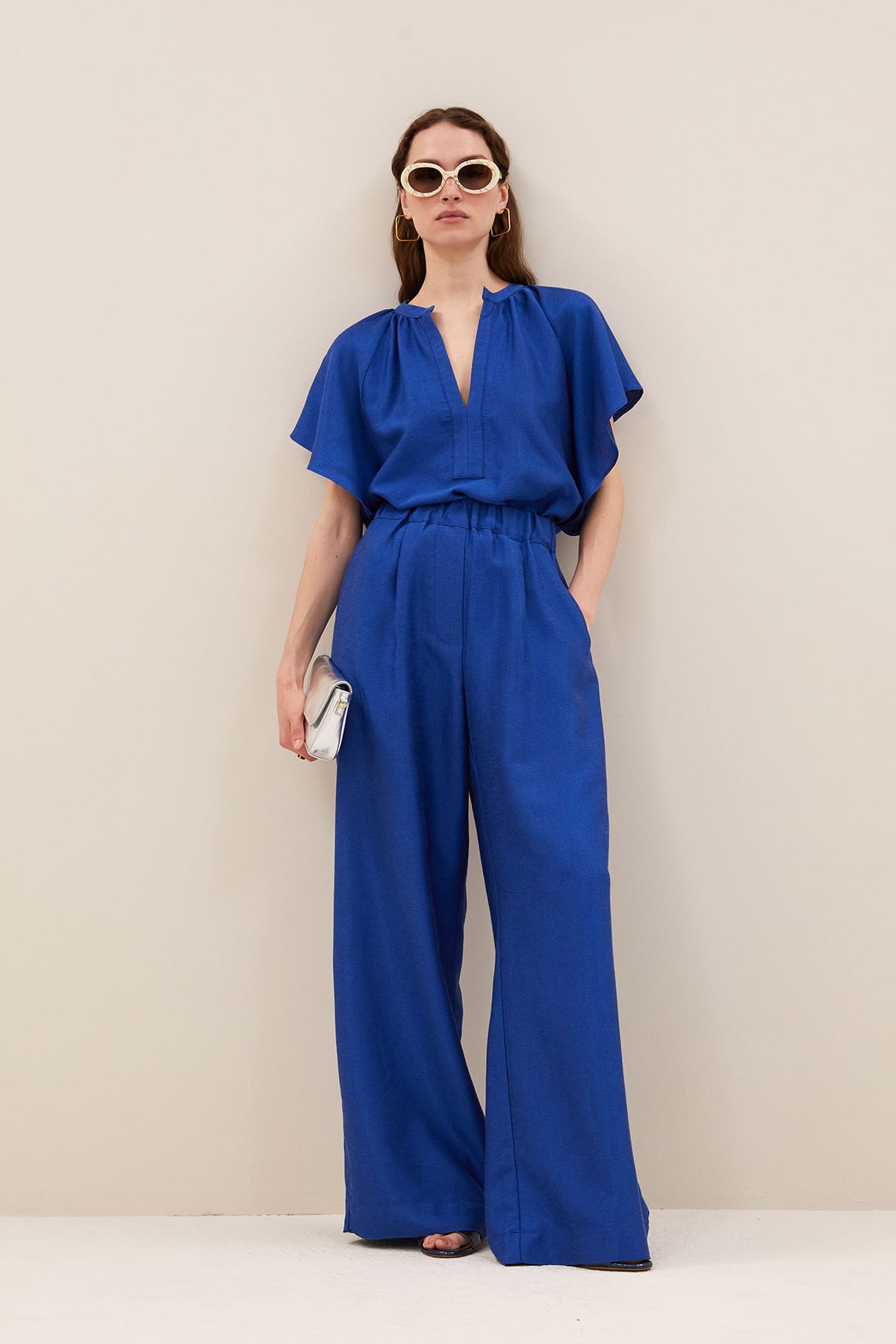 Hose celin gloss kingsblue Hose By Bar