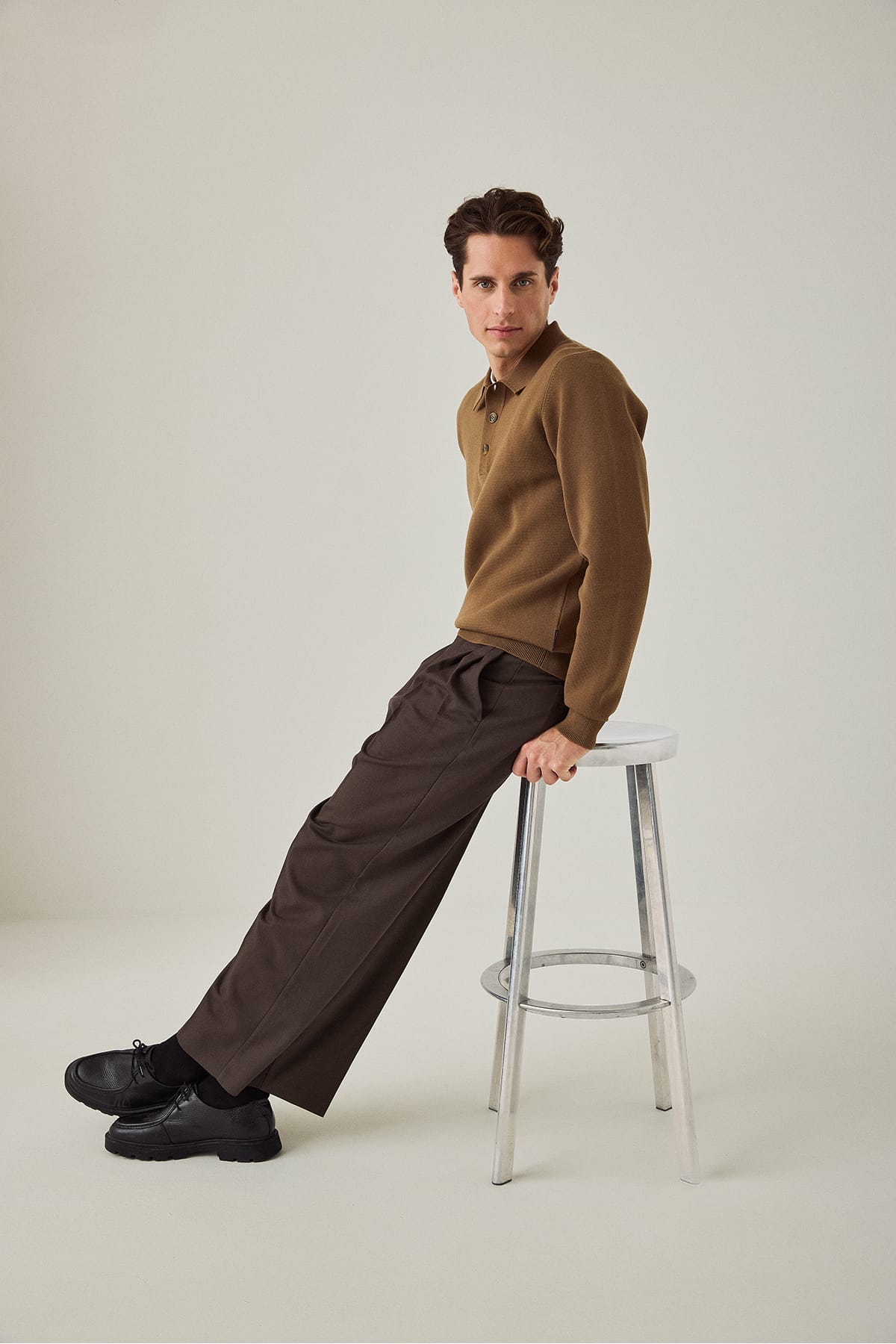 Hose CFGRANT 0222 wide stretch ELEGANCE MELANGE Hose Casual Friday
