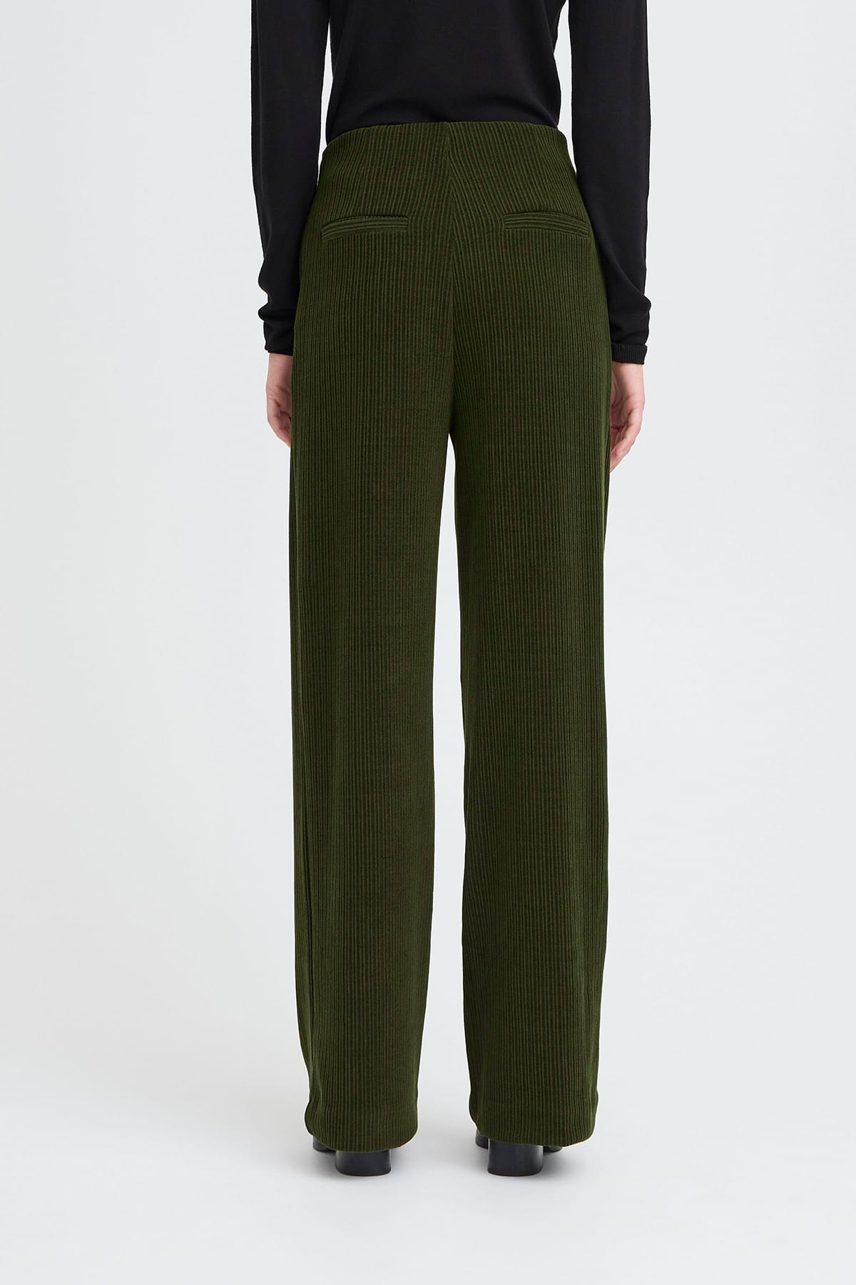 Hose IHKATE CORDUROY PA3 Rifle Green Hose ICHI