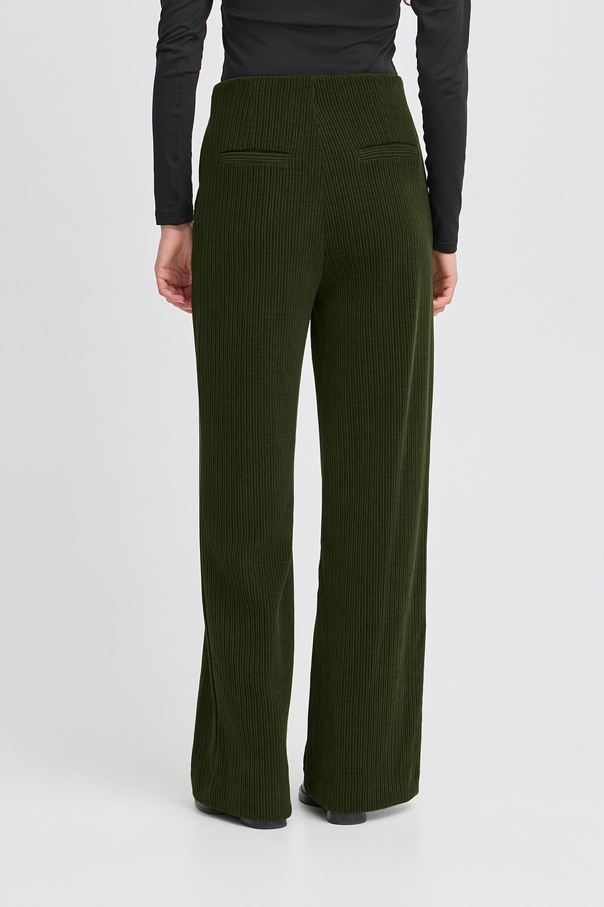 Hose IHKATE CORDUROY PA3 Rifle Green Hose ICHI