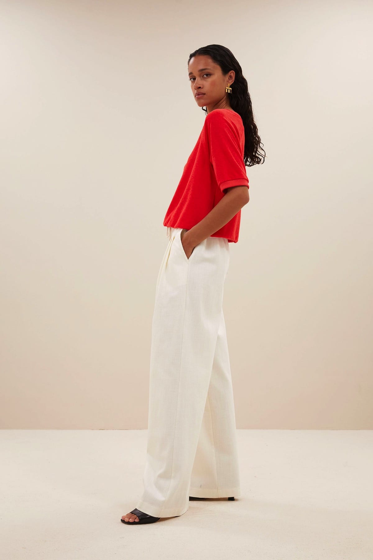 Hose jaxx twill off white Hose By Bar