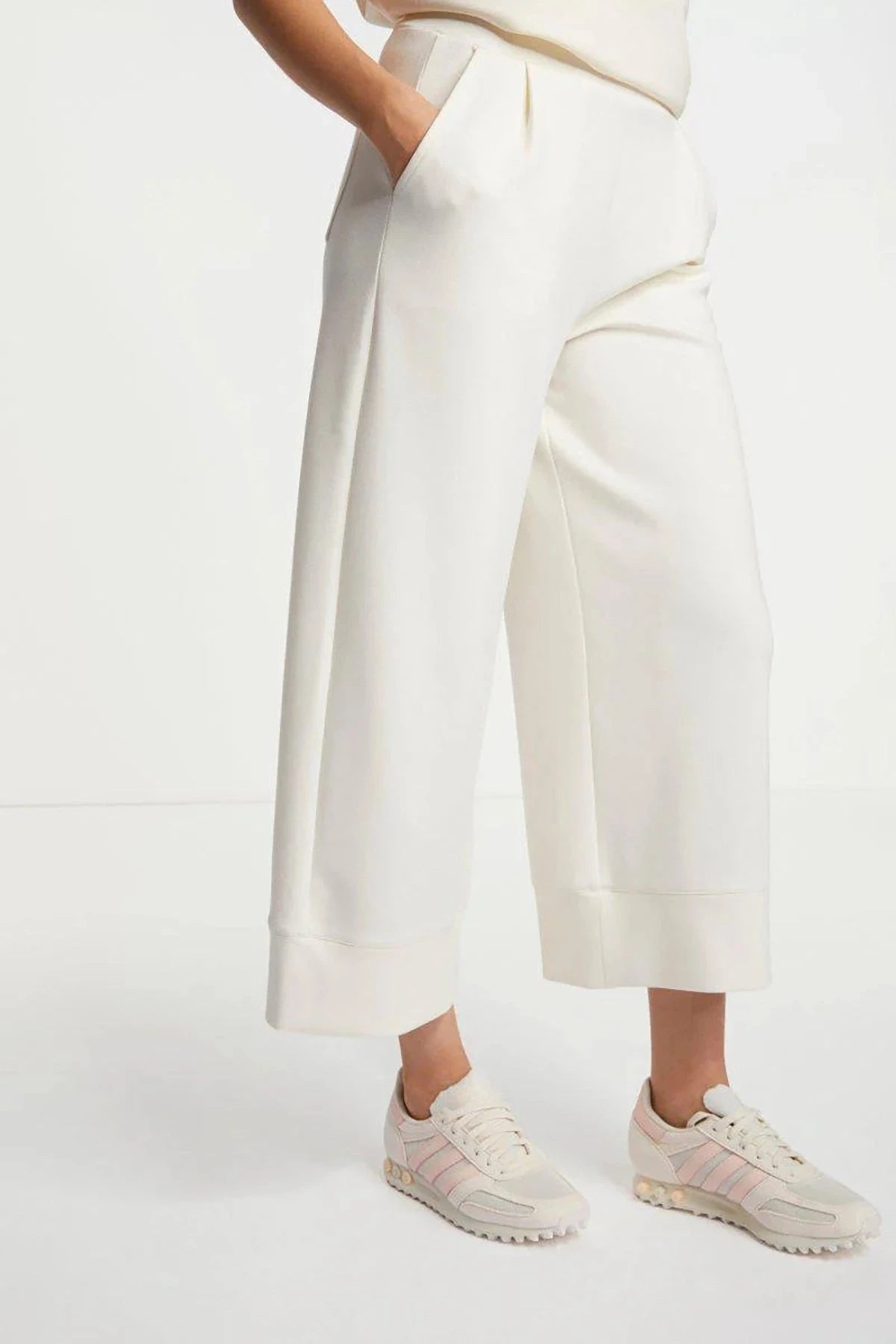Hose Peach Culotte pearl white Hose Rich&Royal