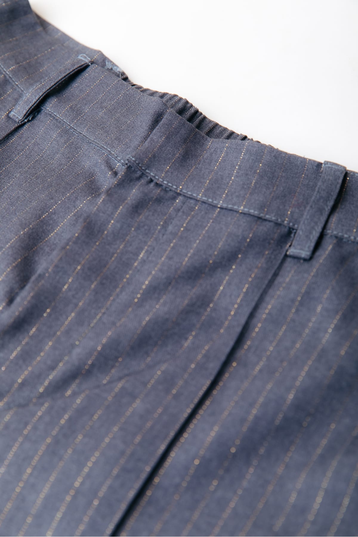 Hose Rus Lurex Pinstripe Dark Grey Hose Colourful Rebel
