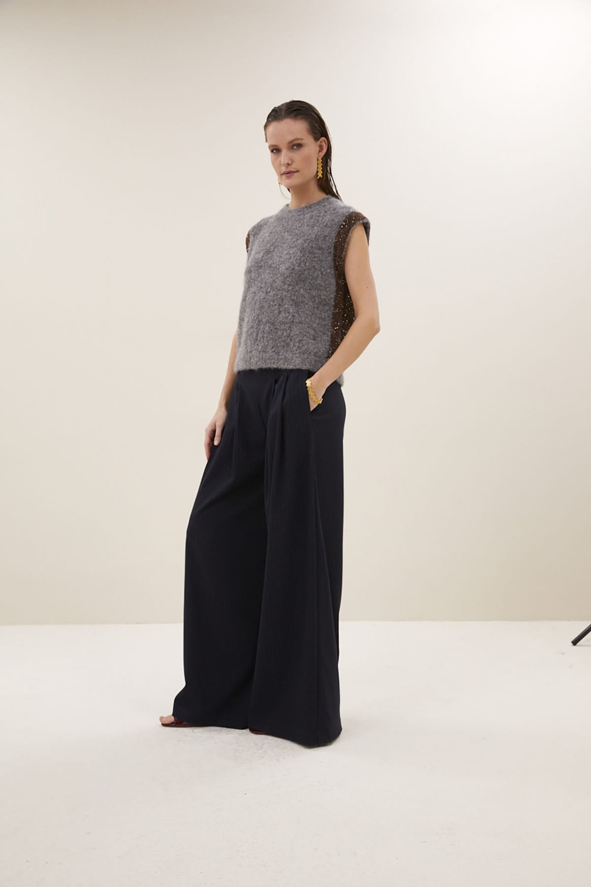 Hose sef sparkle stripe midnight Hose By Bar