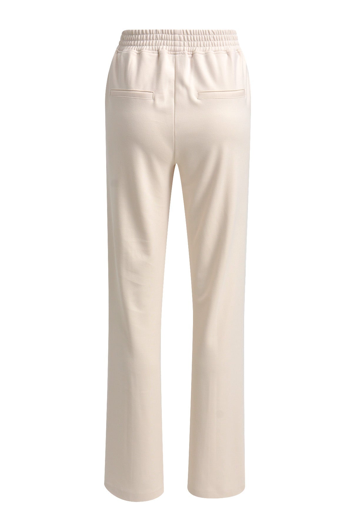 Hose wideleg with elastic at back waist and french pockets cream Hose Milano