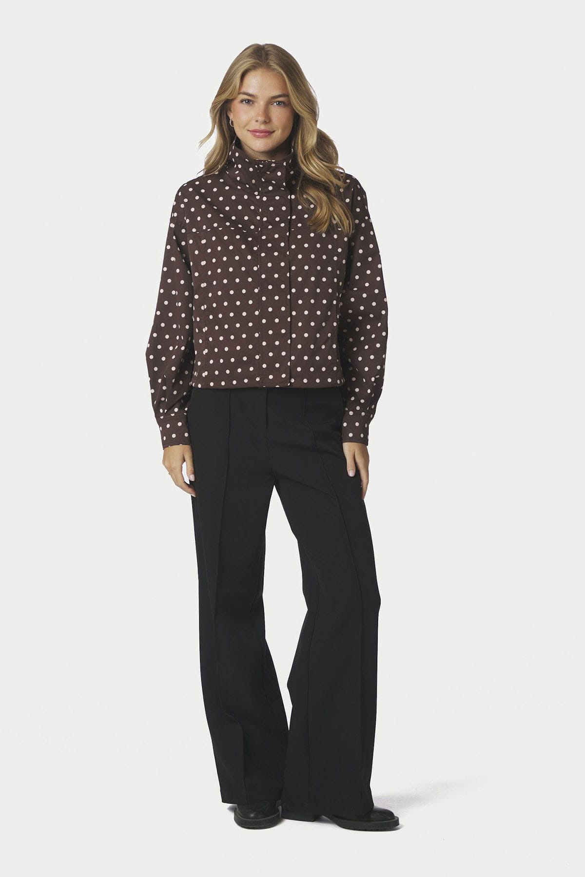 Jacke Callisa Dot Brown Jacke Neo Noir