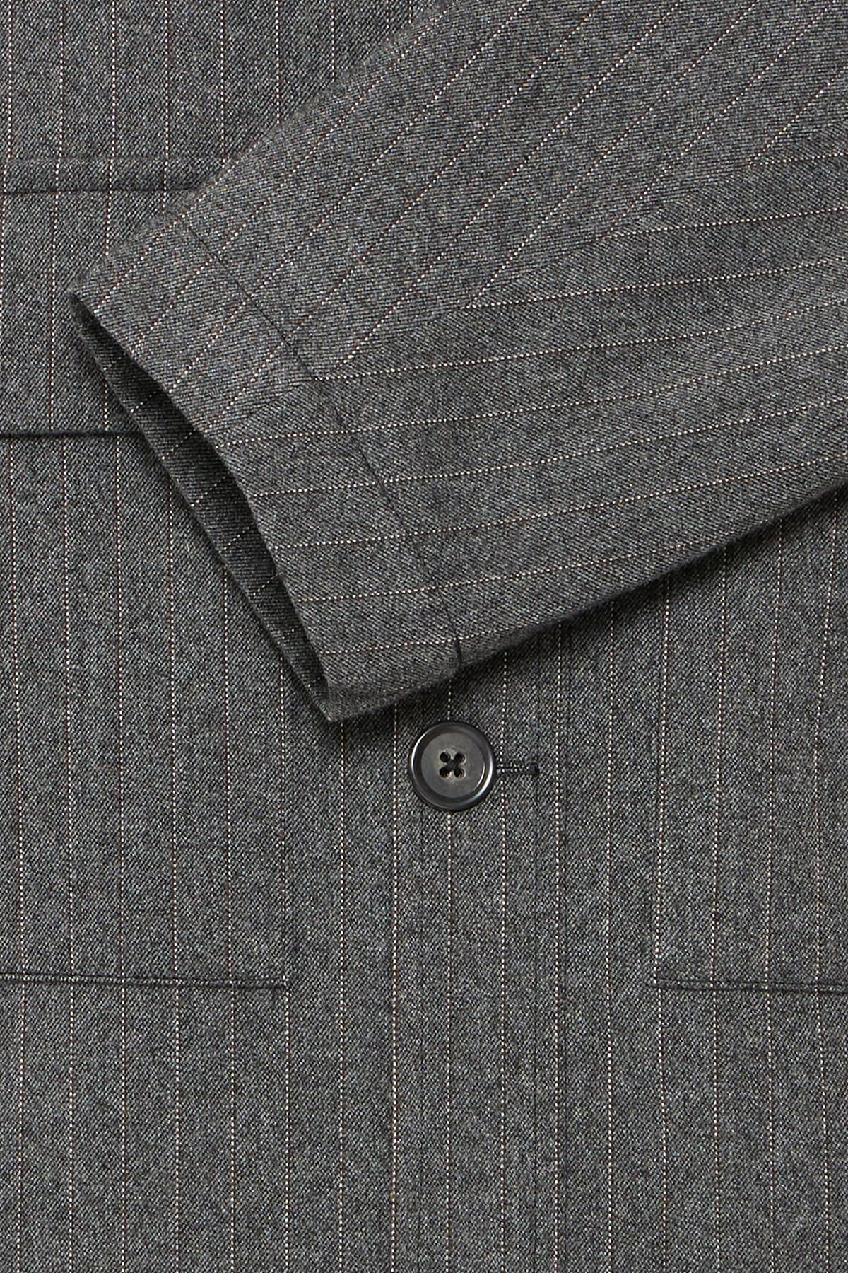 Jacke CFELLIS 0229 striped shacket Dark grey melange Jacke Casual Friday