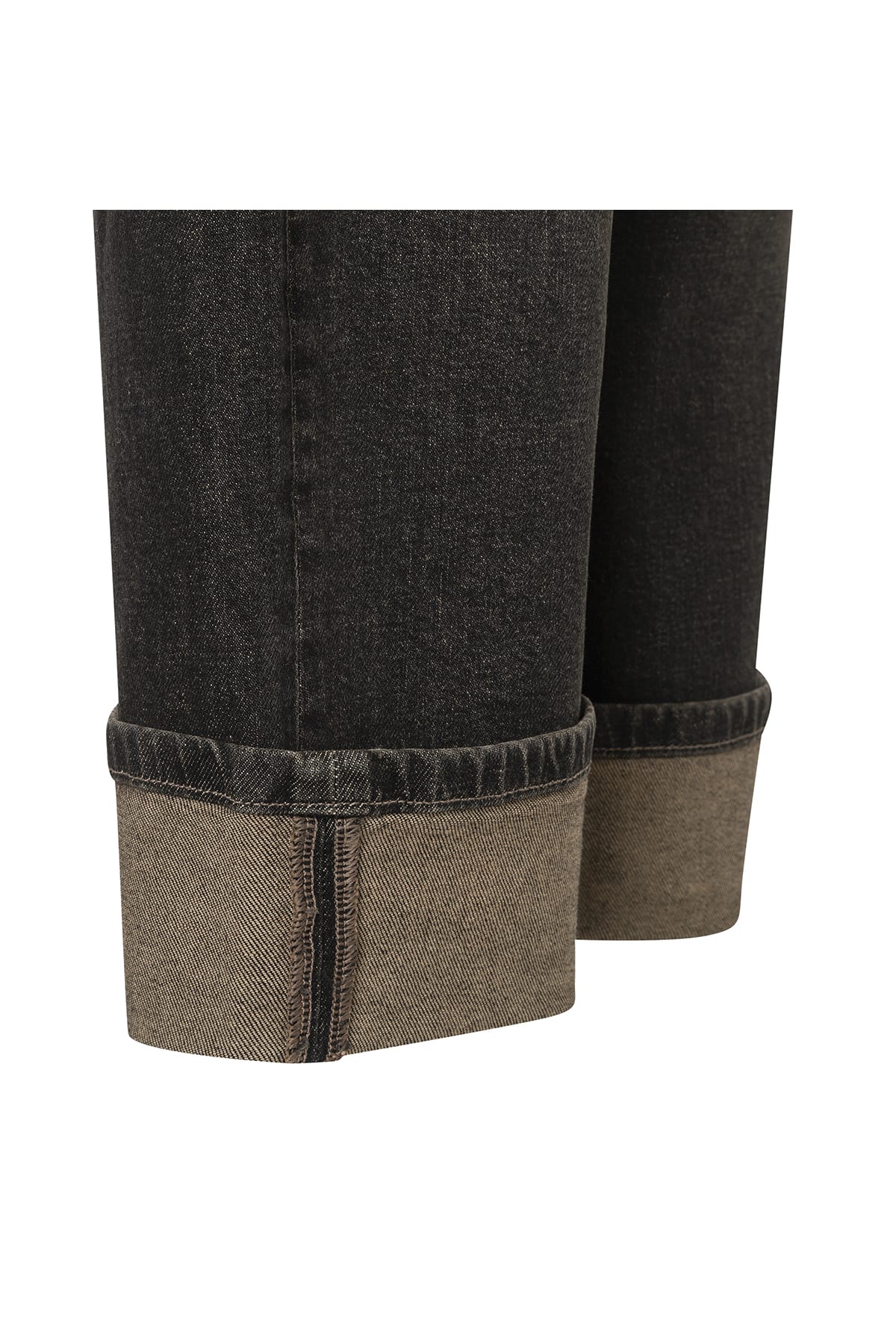 Jeans BAGGY straight Authentic comfort denim brown tinted black wash Jeans MAC