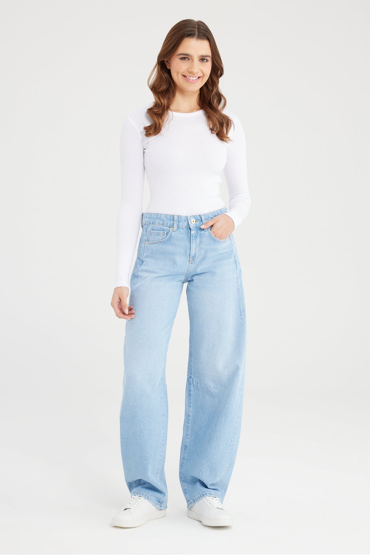 Jeans Clara Light Blue Jeans C.O.J - Cup of Joe Denim