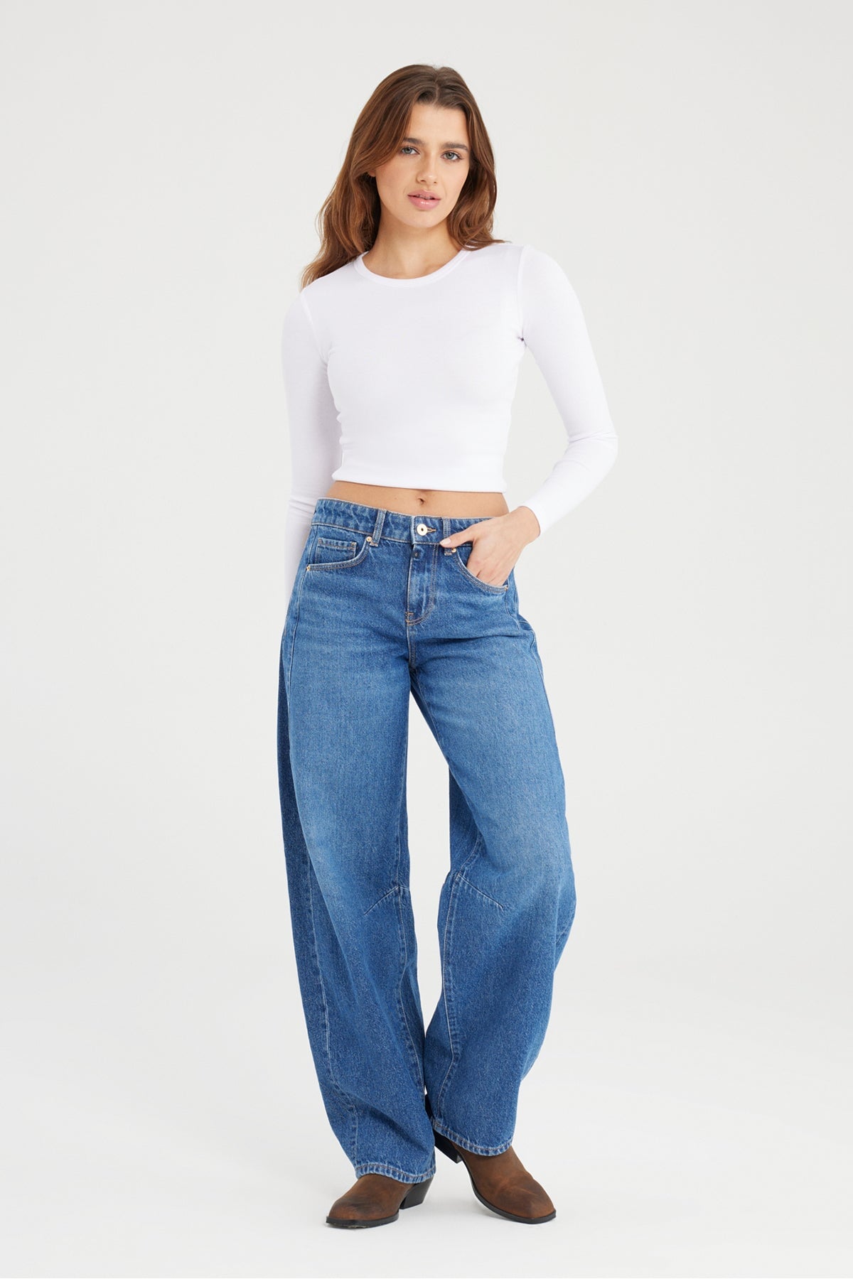 Jeans Clara Medium Blue Jeans C.O.J - Cup of Joe Denim