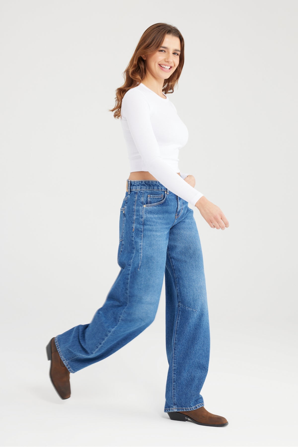 Jeans Clara Medium Blue Jeans C.O.J - Cup of Joe Denim