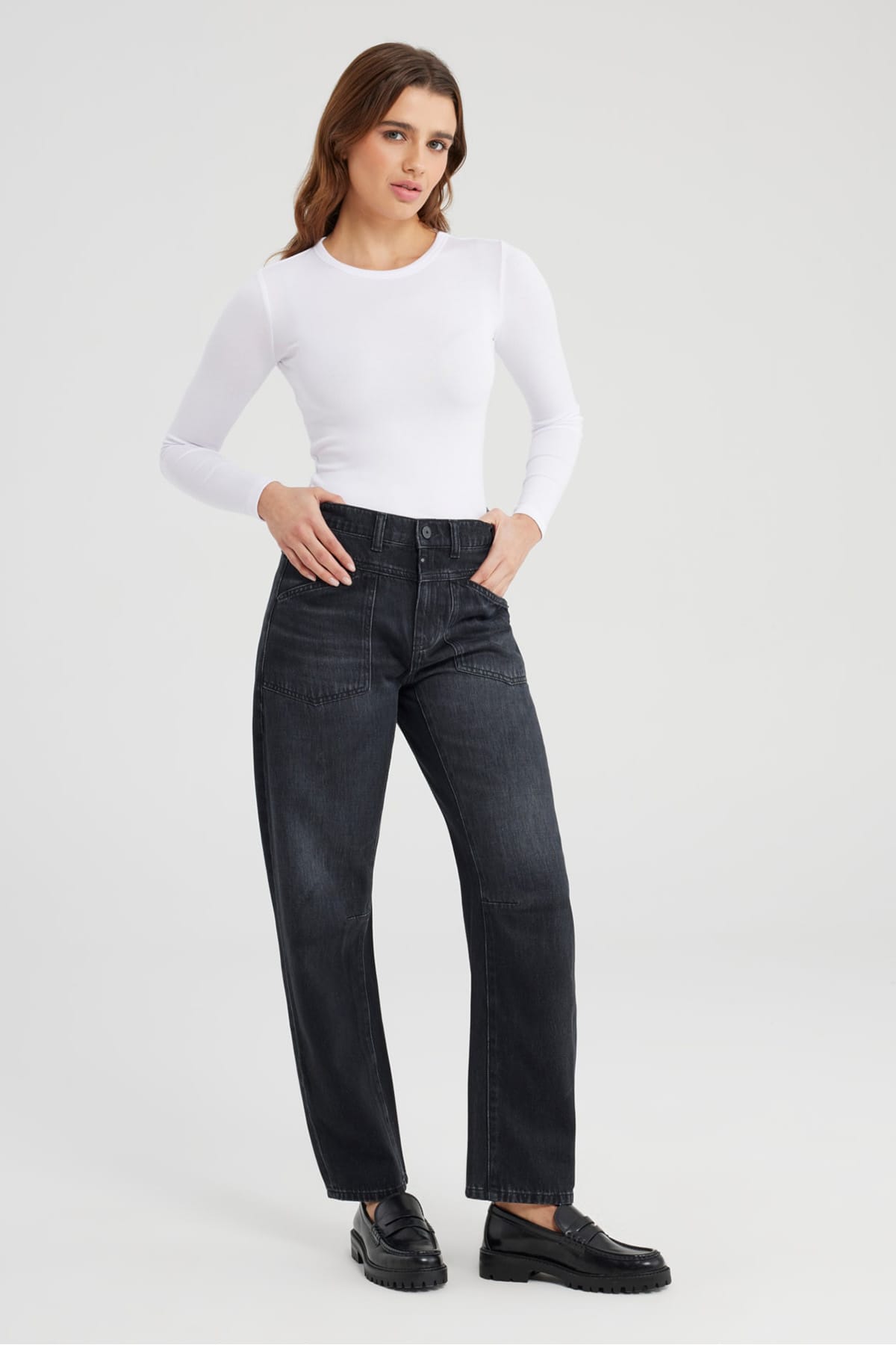 Jeans Selena Black Vintage Jeans C.O.J - Cup of Joe Denim