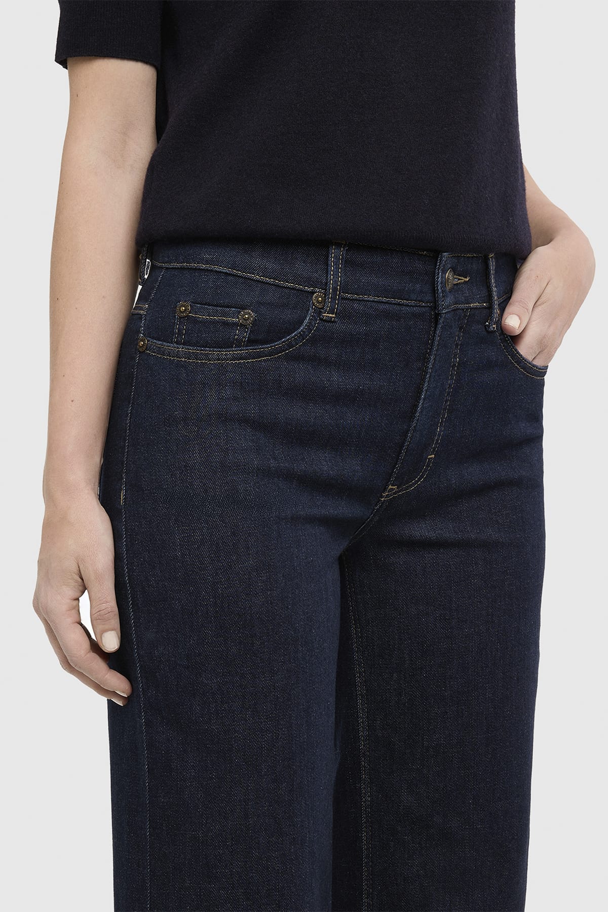Jeans WIDE flare Authentic comfort denim fashion rinsed Jeans MAC