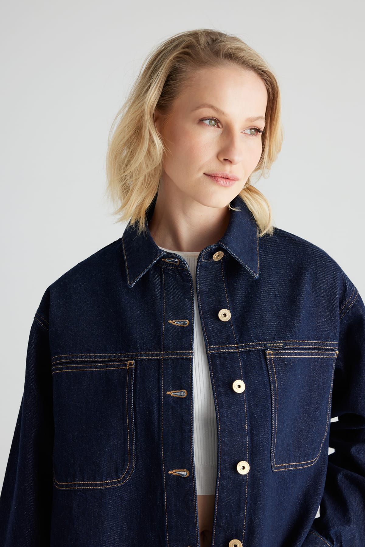 Jeansjacke Tamara Raw Jeansjacke C.O.J - Cup of Joe Denim