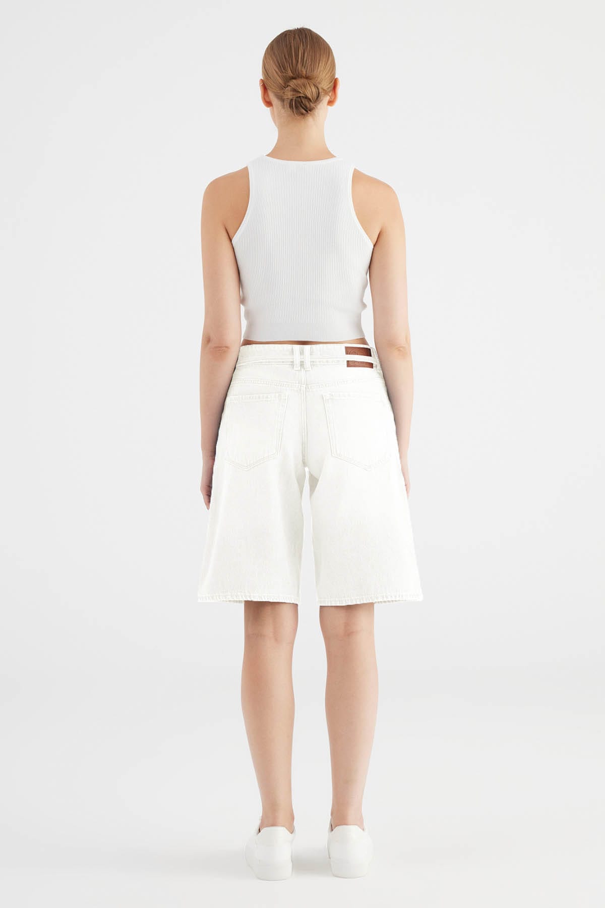 Jeansshorts Harper Ecru Jeansshorts C.O.J - Cup of Joe Denim