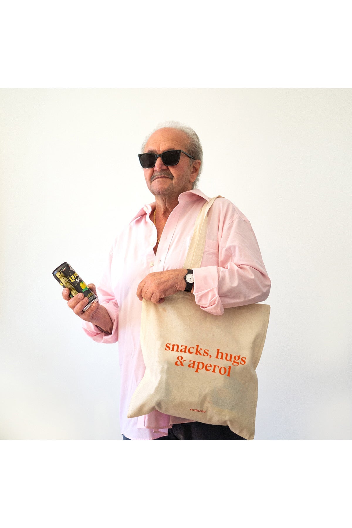 Jutebeutel snacks, hugs & aperol Jutebeutel STUDIO CIAO