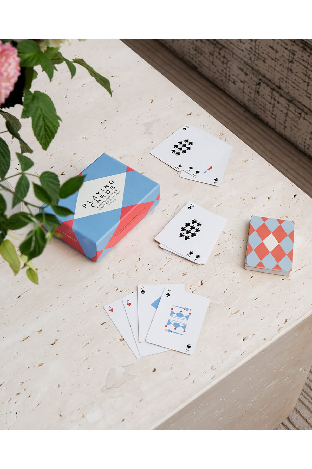 Kartenspiel Double Playing Cards Blue/Red Kartenspiel Printworks