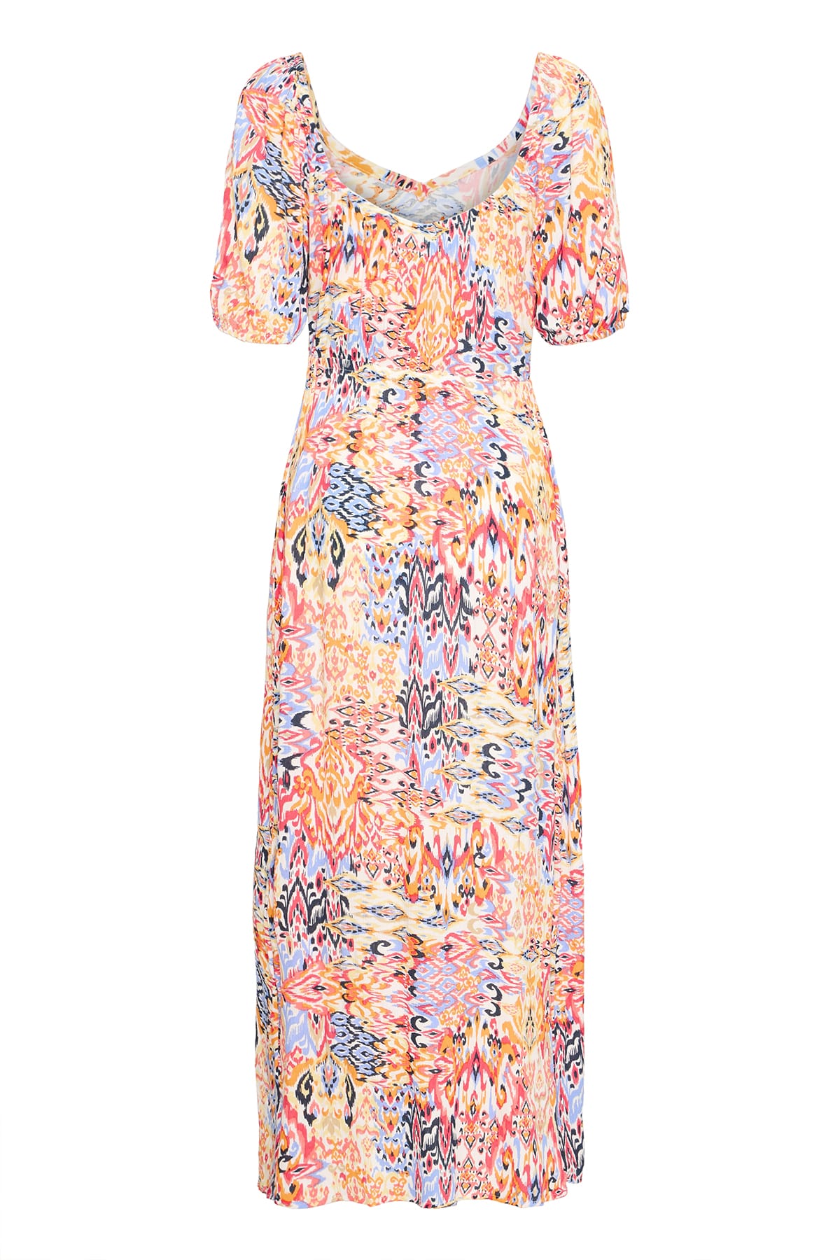 Kleid IHMARRAKECH AOP DR22 Geranium Multi Ikat Aop Kleid ICHI
