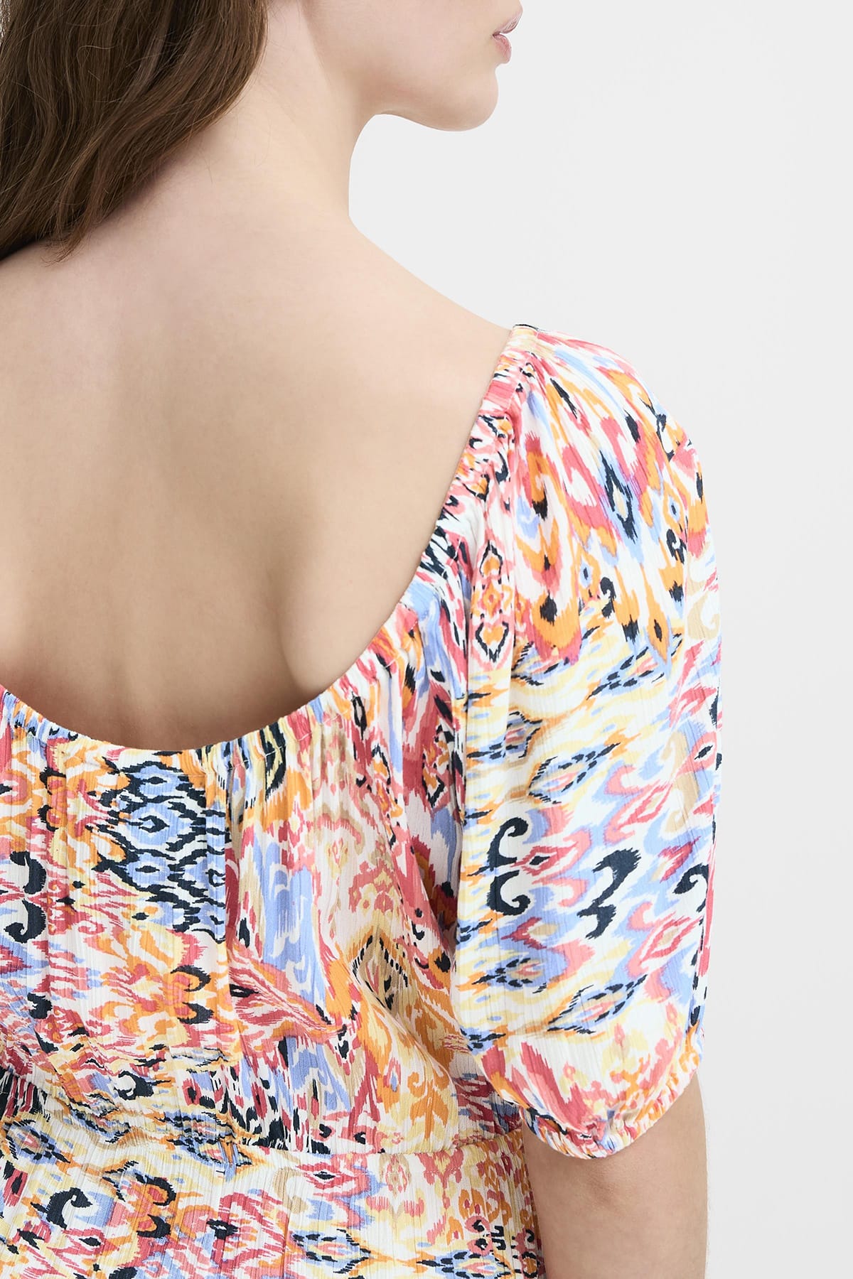 Kleid IHMARRAKECH AOP DR22 Geranium Multi Ikat Aop Kleid ICHI