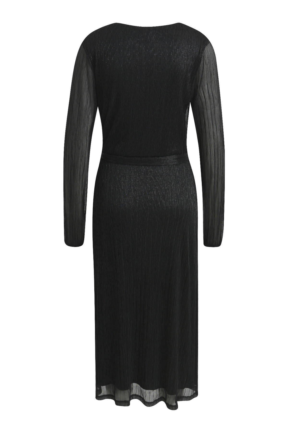 Kleid Midi zum wickeln black Kleid Milano