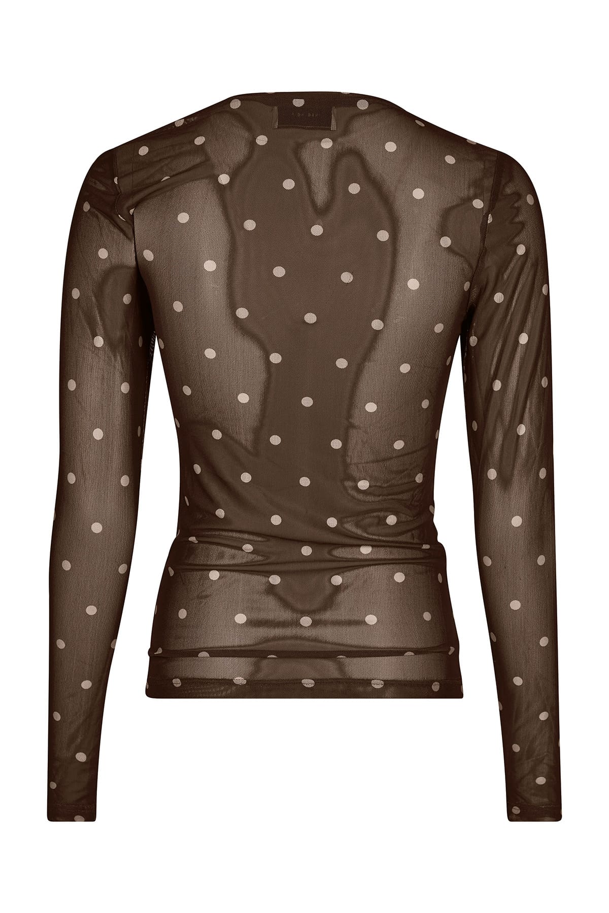 Longsleeve Ella Dot Brown Longsleeve Neo Noir
