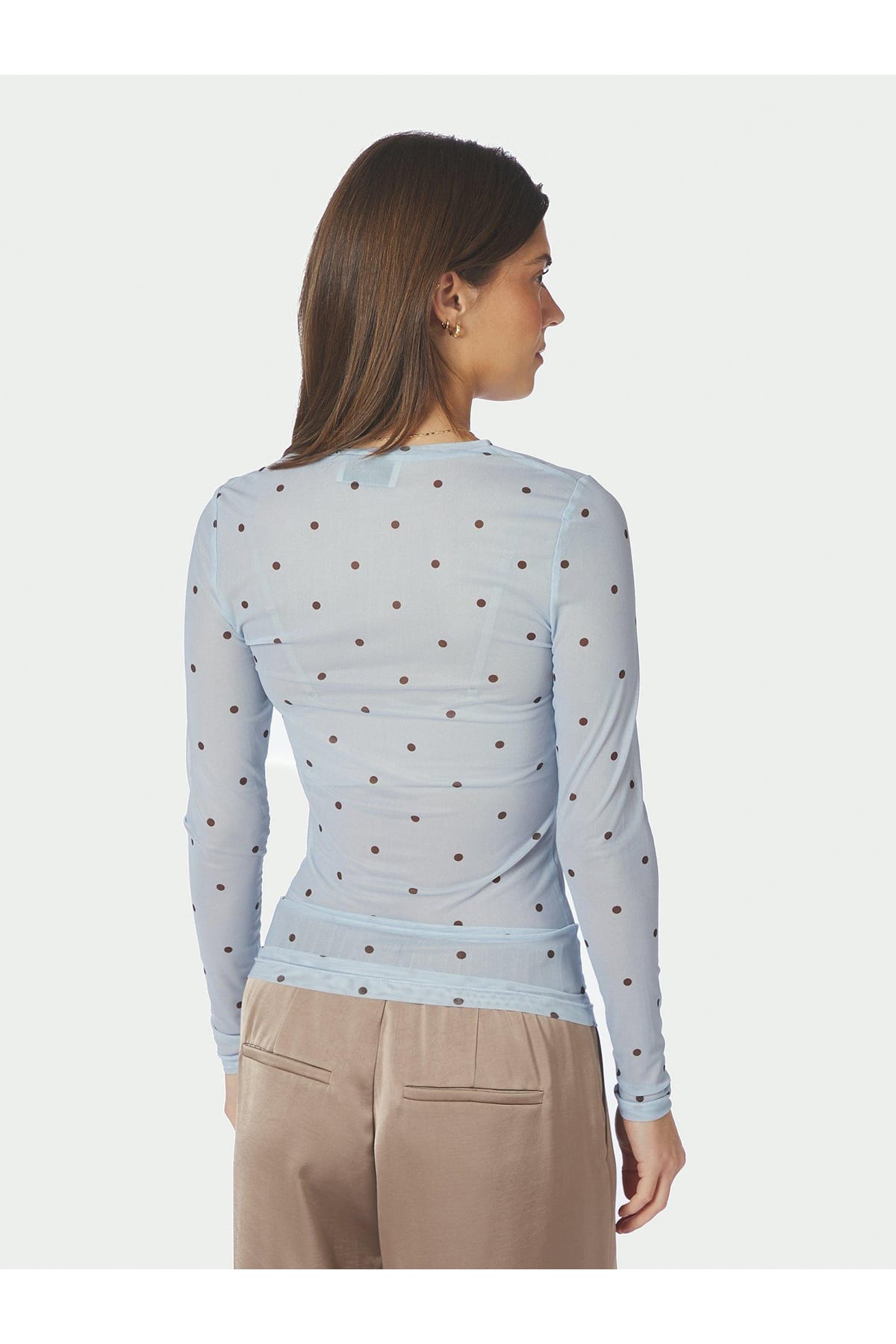 Longsleeve Ella Space Dot Light Blue Longsleeve Neo Noir