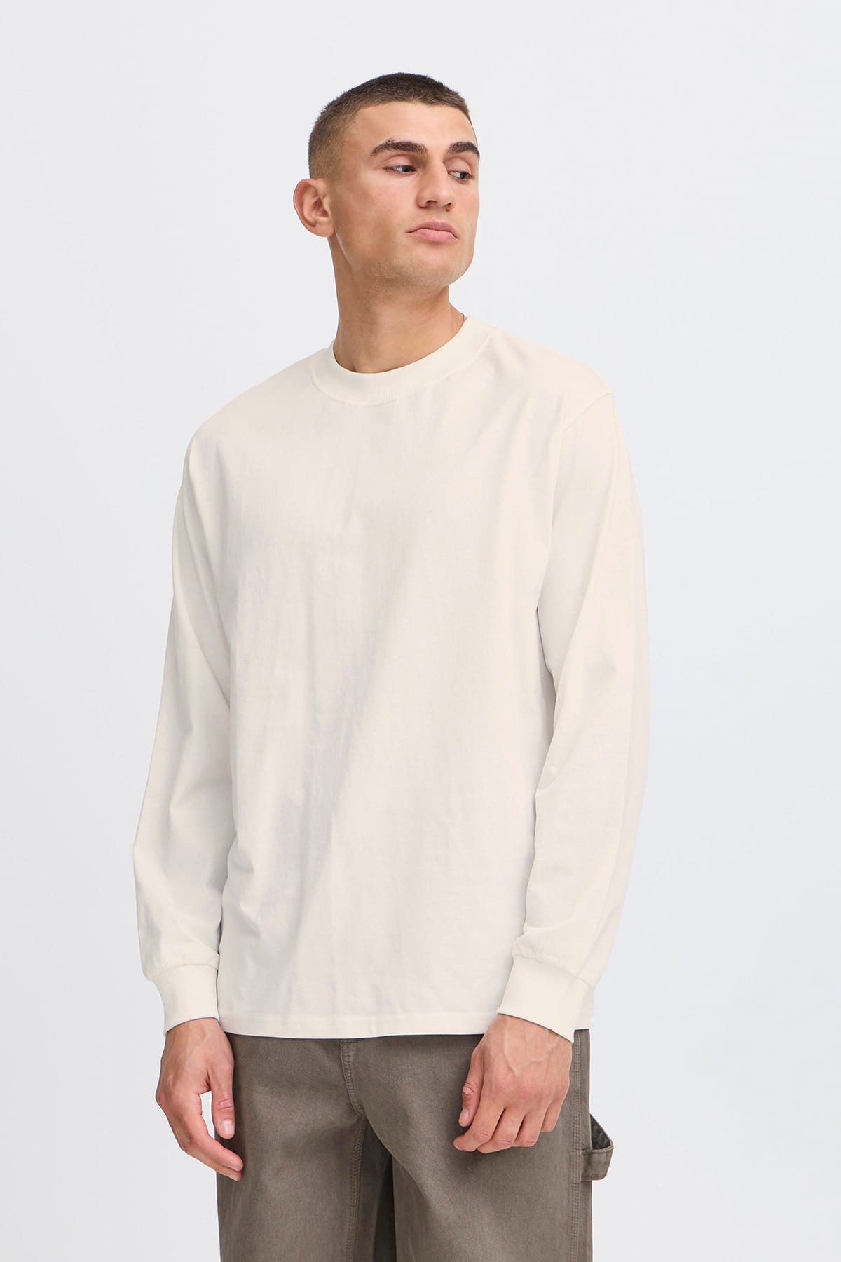 Longsleeve SDREYNALDO Off White Longsleeve Solid