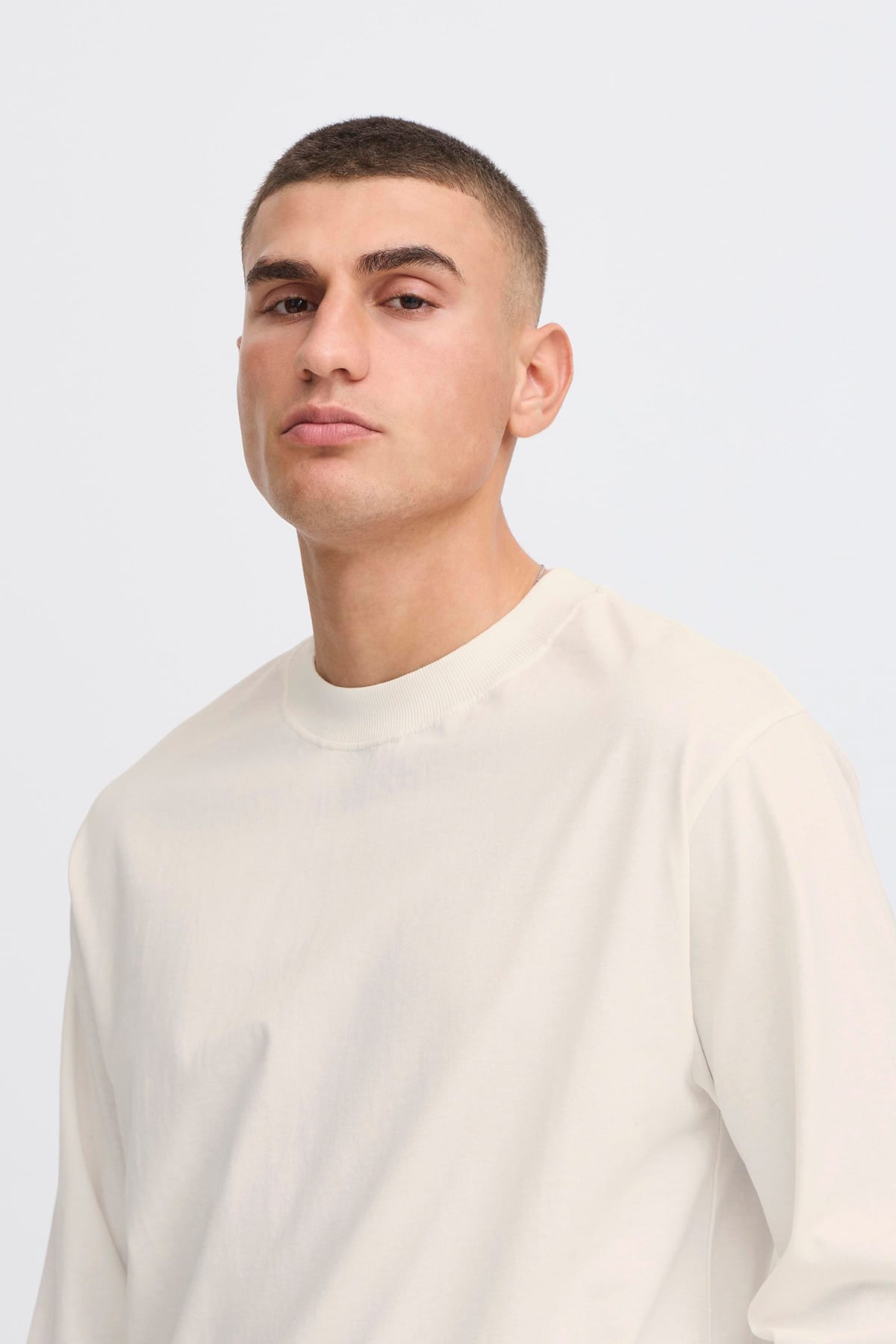 Longsleeve SDREYNALDO Off White Longsleeve Solid