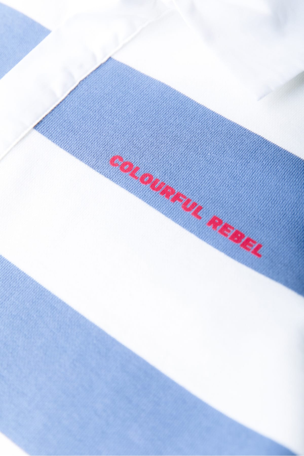 Longsleeve Skyler Striped 33 Polo Medium blue Longsleeve Colourful Rebel