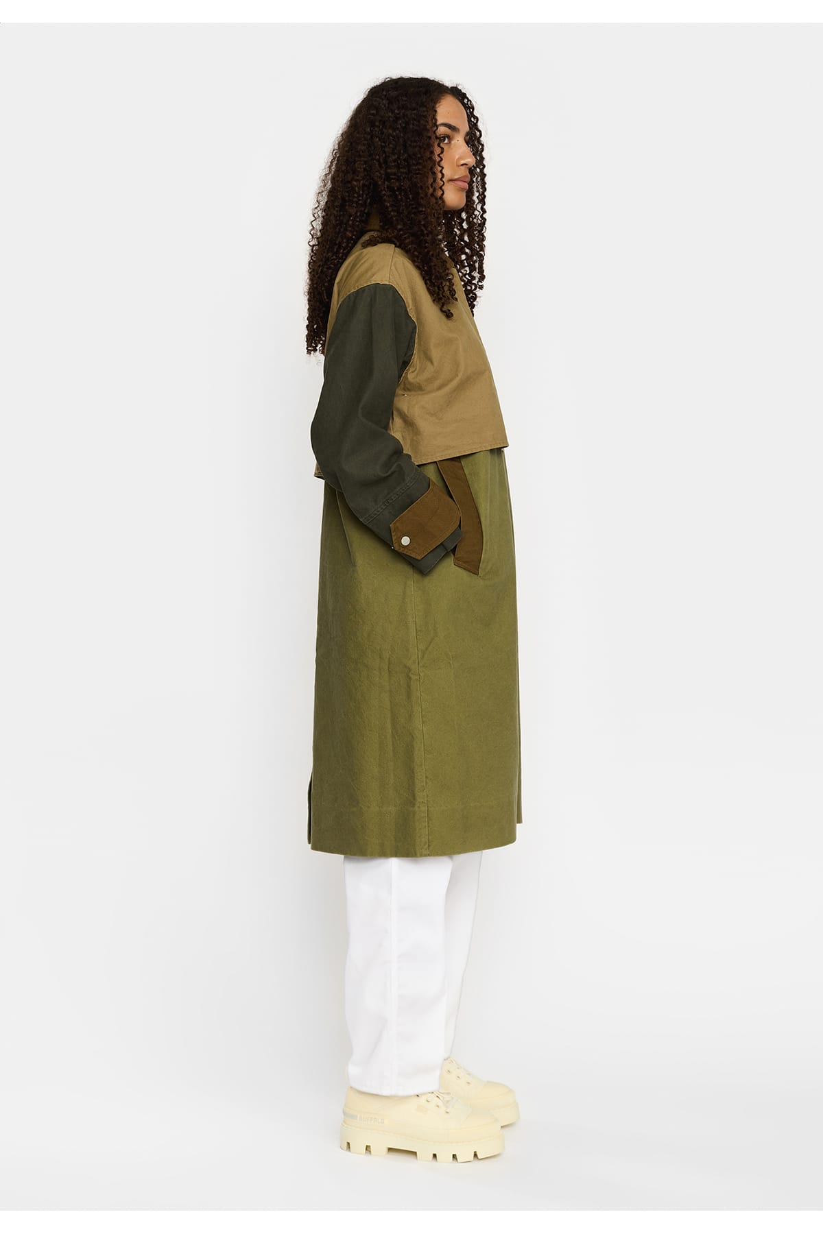 Mantel Block Trenchcoat Army Mantel Selfhood