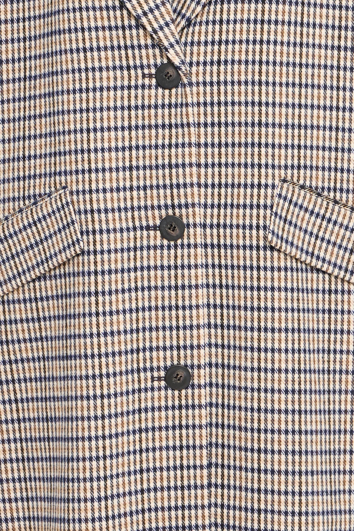 Mantel IHEMMALU JA3 Dark Navy Multi Check Mantel ICHI