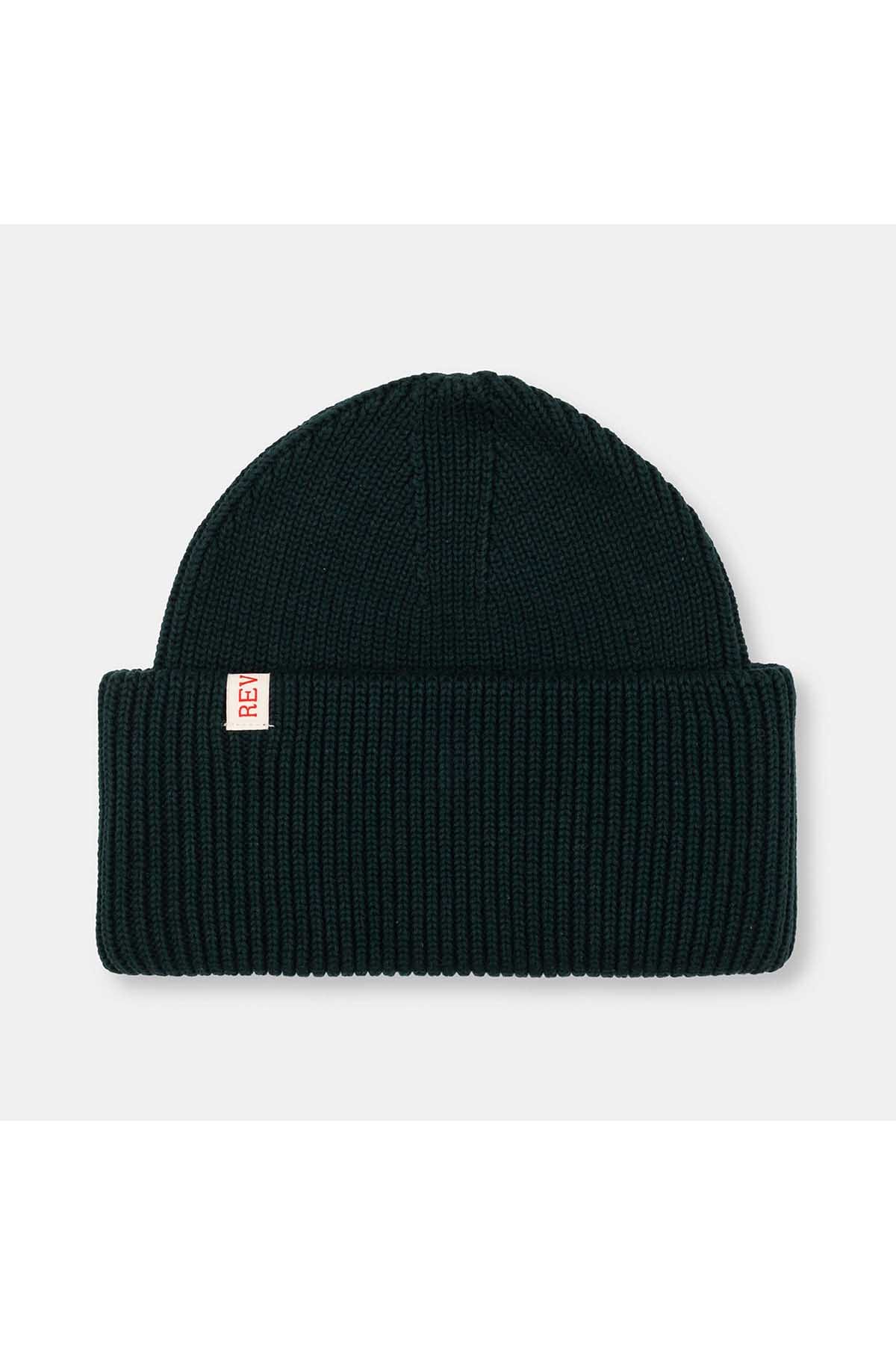 Mütze Big Fold Up Beanie Darkgreen Mütze RVLT Revolution