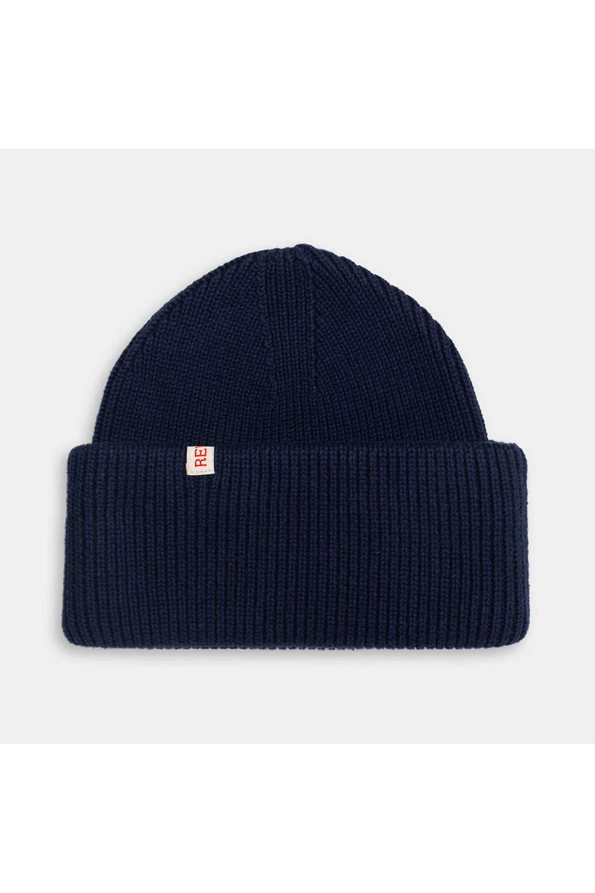 Mütze Big Fold Up Beanie Navy Mütze RVLT Revolution