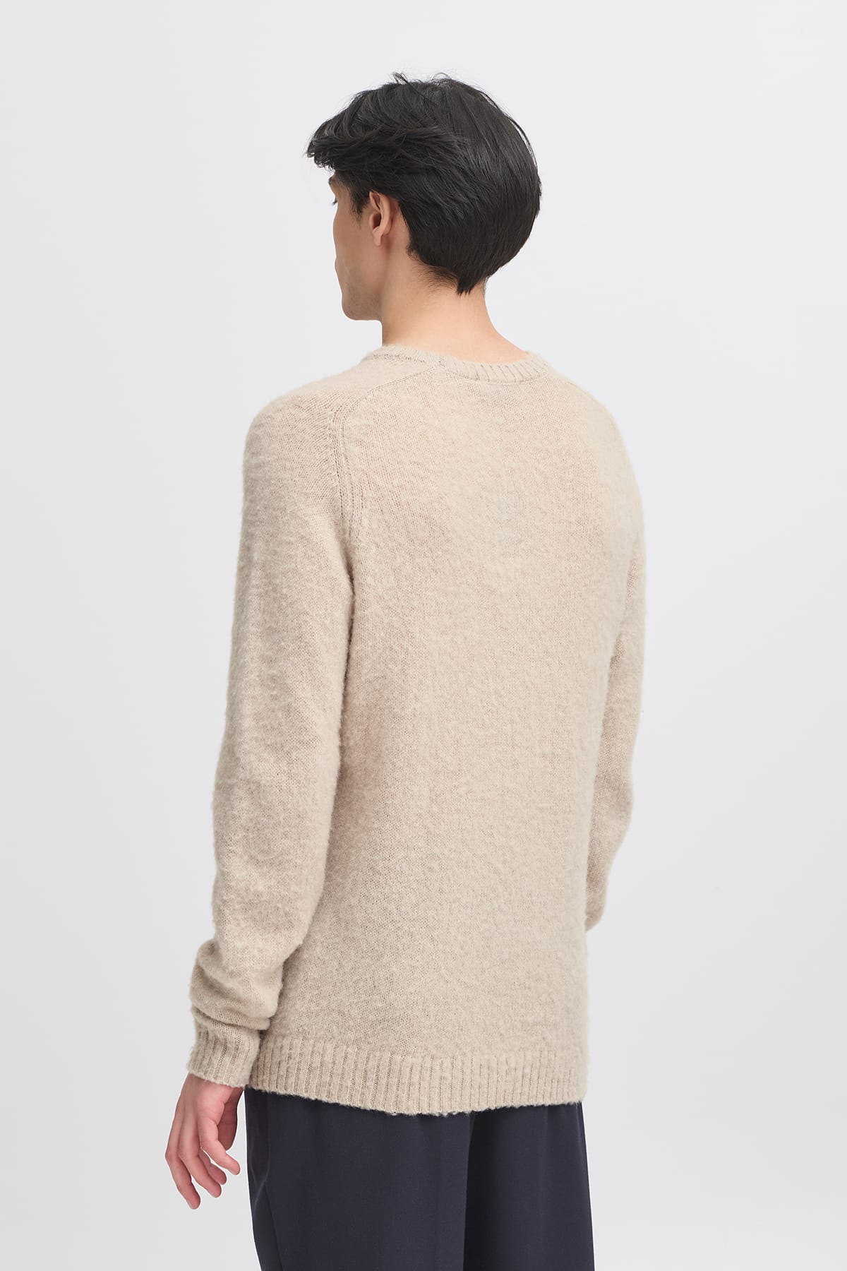 Pullover CFBERT brushed crew neck knit Silver Lining Pullover Casual Friday