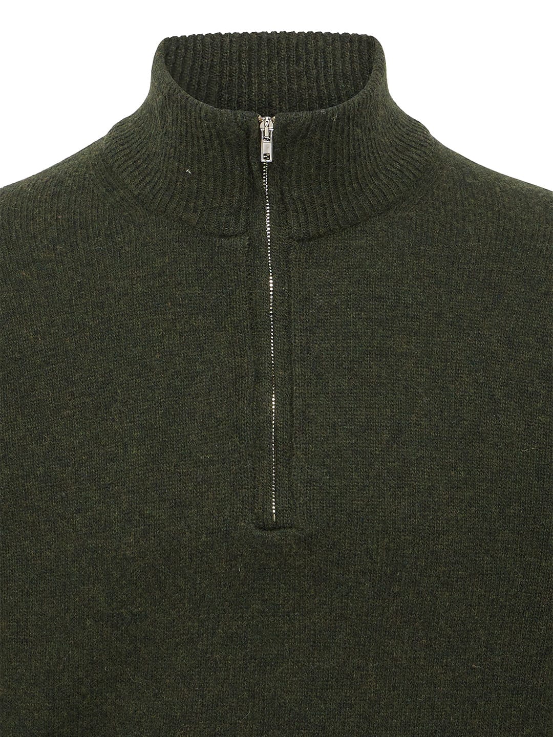 Pullover CFKARL HALFZIP LAMBSWOOL KNIT LR-12125 ELEGANCE MÉL Pullover Casual Friday